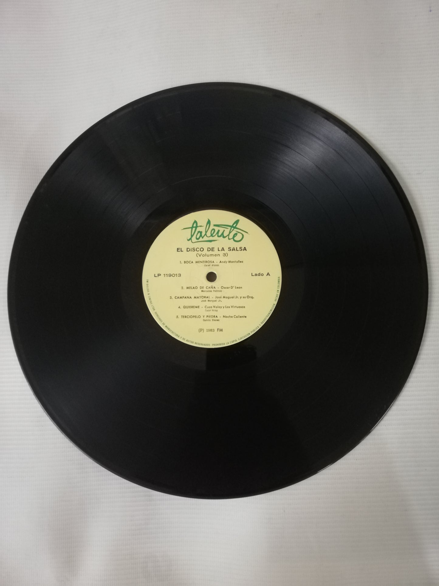 LP EL DISCO DE LA SALSA - EL DISCO DE LA SALSA VOL. 3