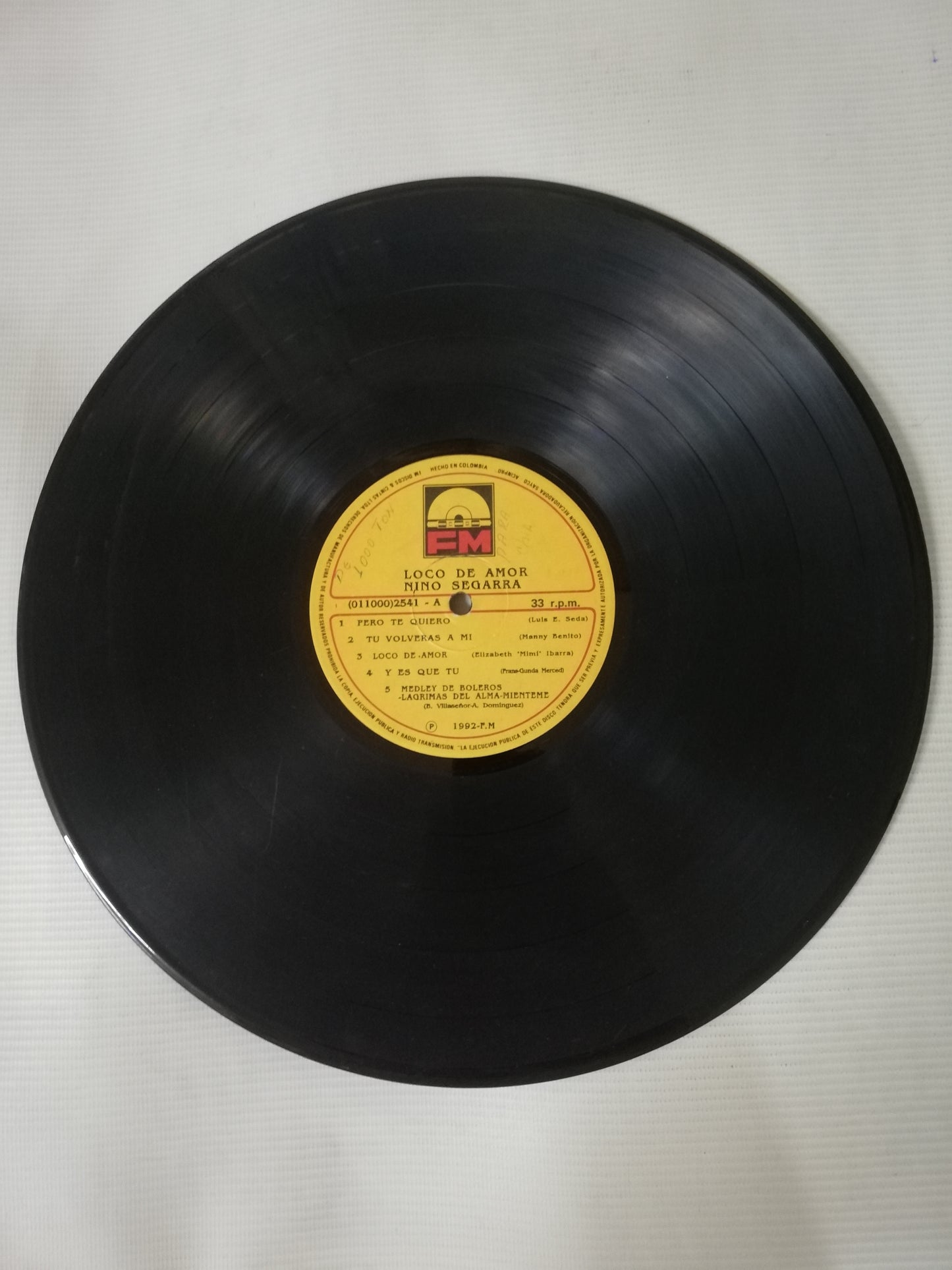 LP NINO SEGARRA - LOCO DE AMOR