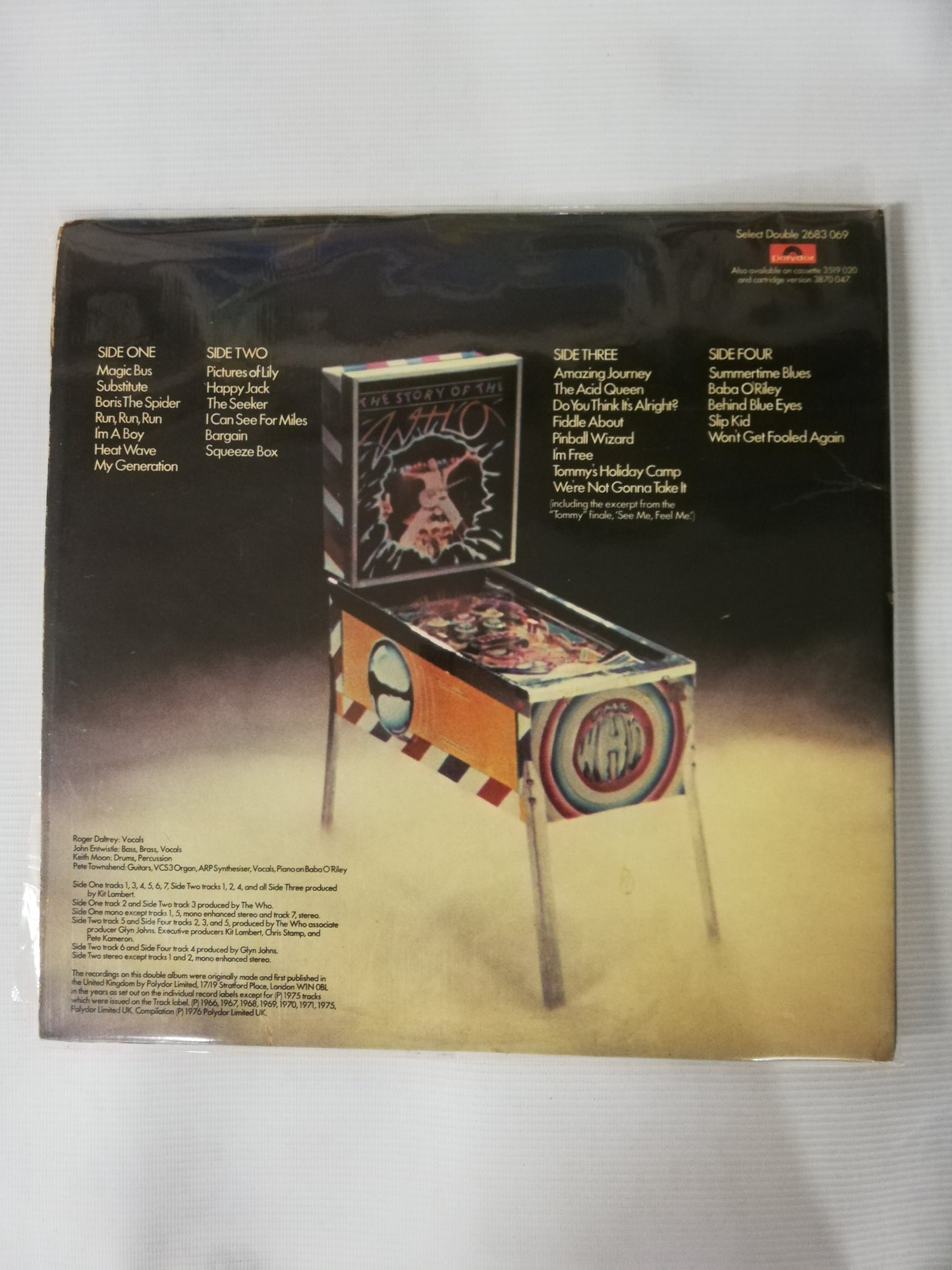 LP THE WHO - THE HISTORY OF THE WHO - VINYL X 2