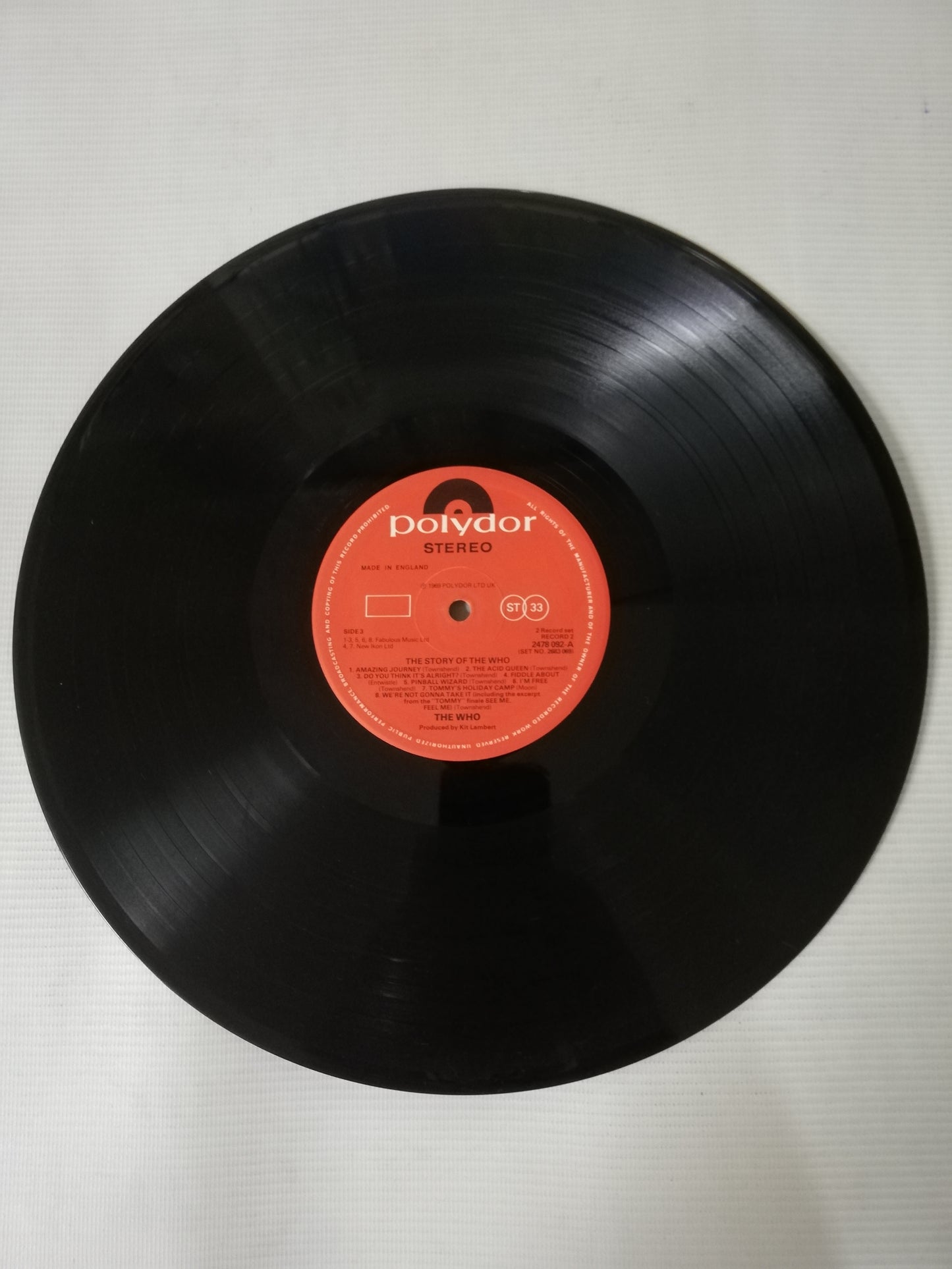 LP THE WHO - THE HISTORY OF THE WHO - VINYL X 2