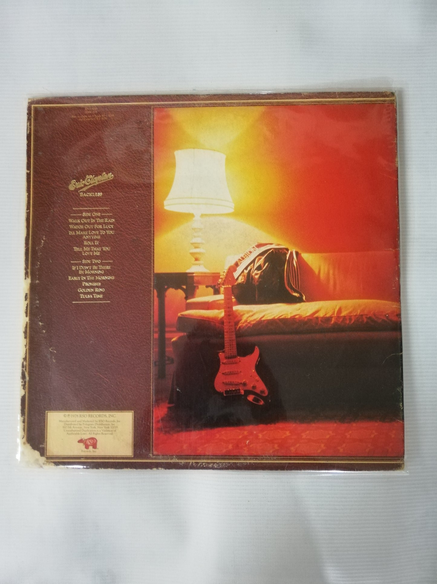 LP ERIC CLAPTON AND HIS BAND - BACKLESS