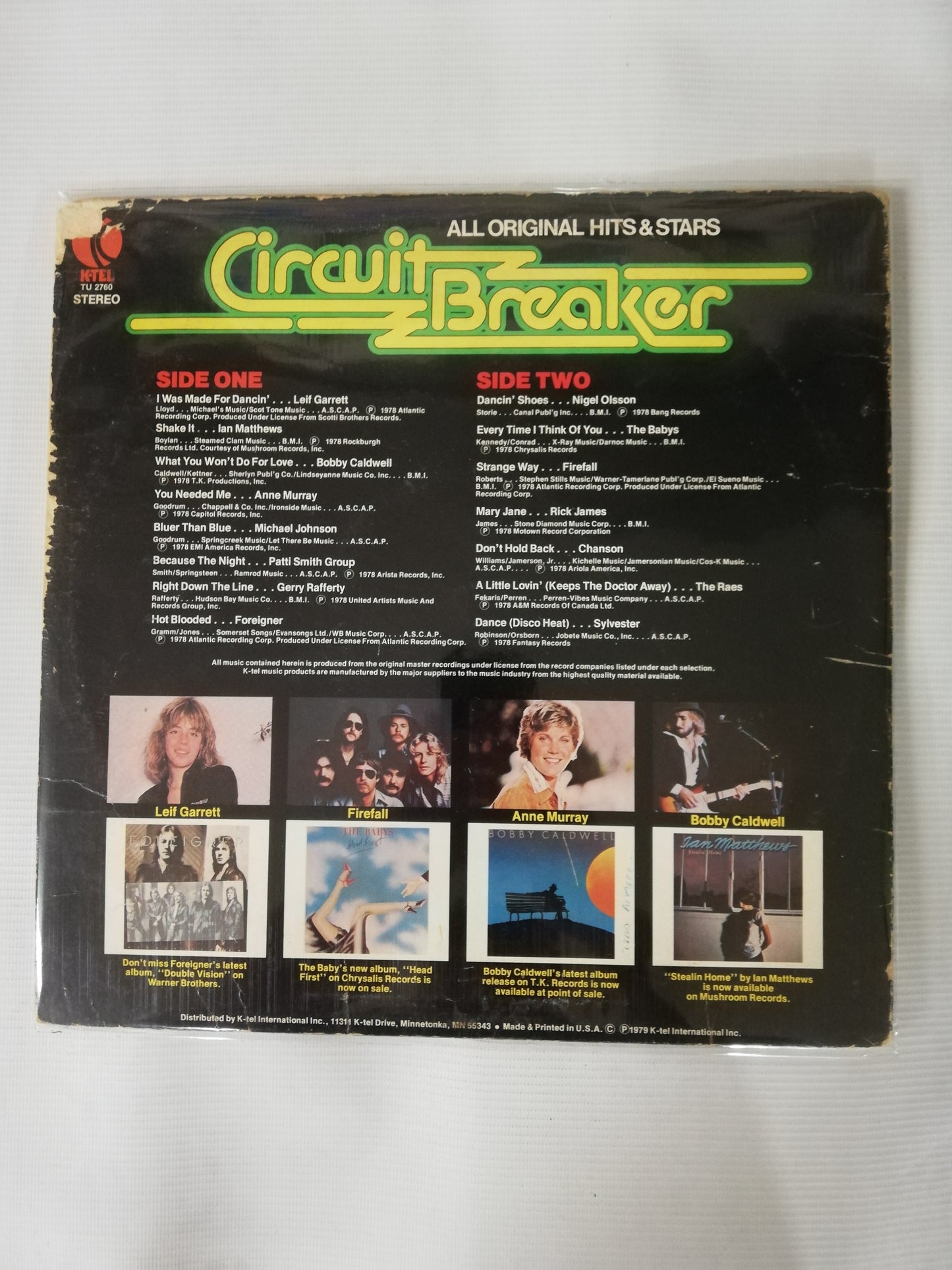 LP CIRCUIT BREAKER - ALL ORIGINAL HITS & STARS