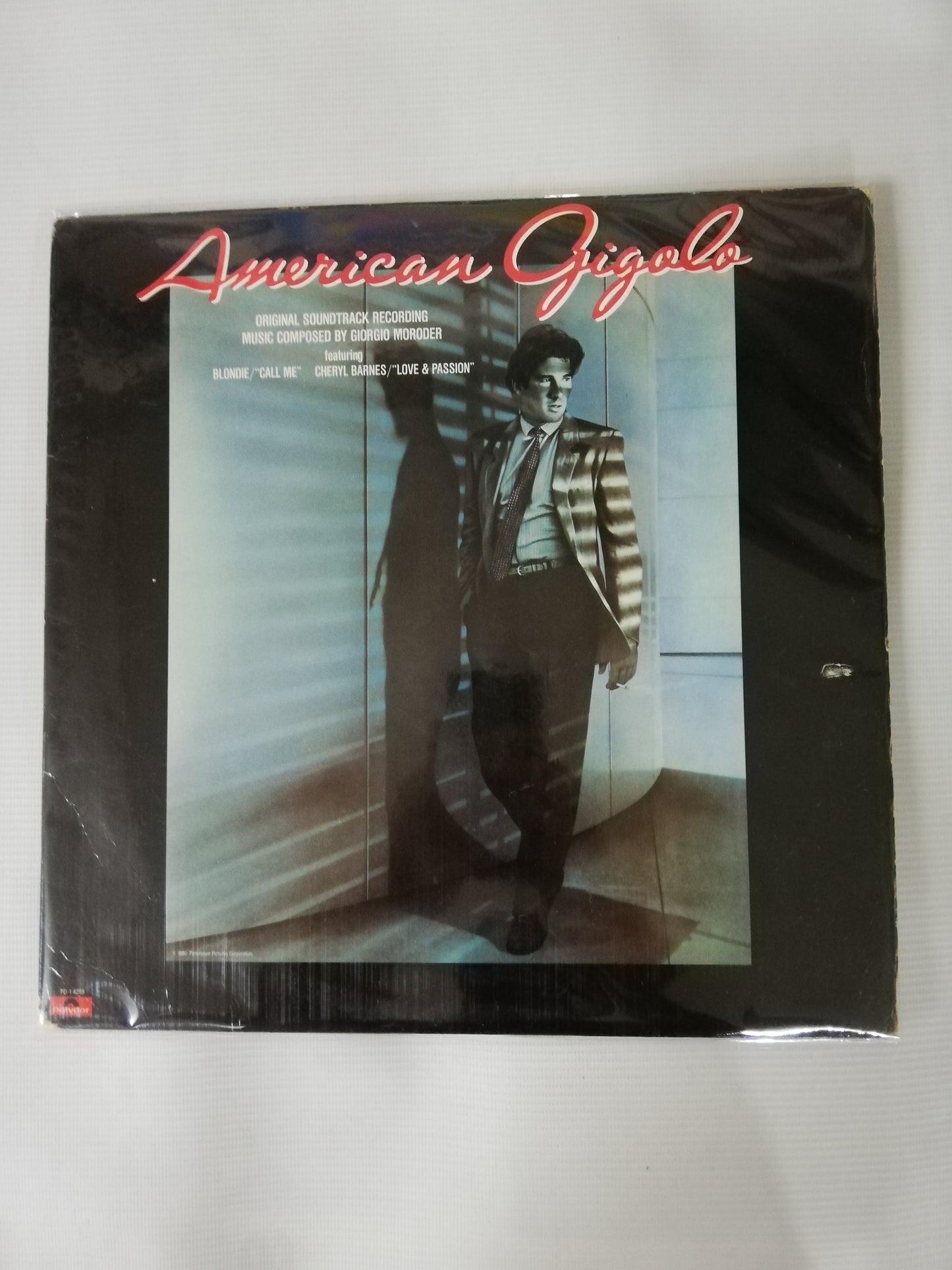 LP AMERICAN GIGOLO - ORIGINAL SOUNDTRACK RECORDING - MUSIC COMPOSED BY GIORGIO MORODER