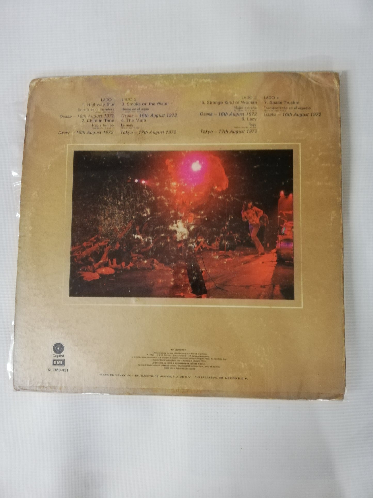 LP DEEP PURPLE - LIVE IN JAPAN - VINYL X 2