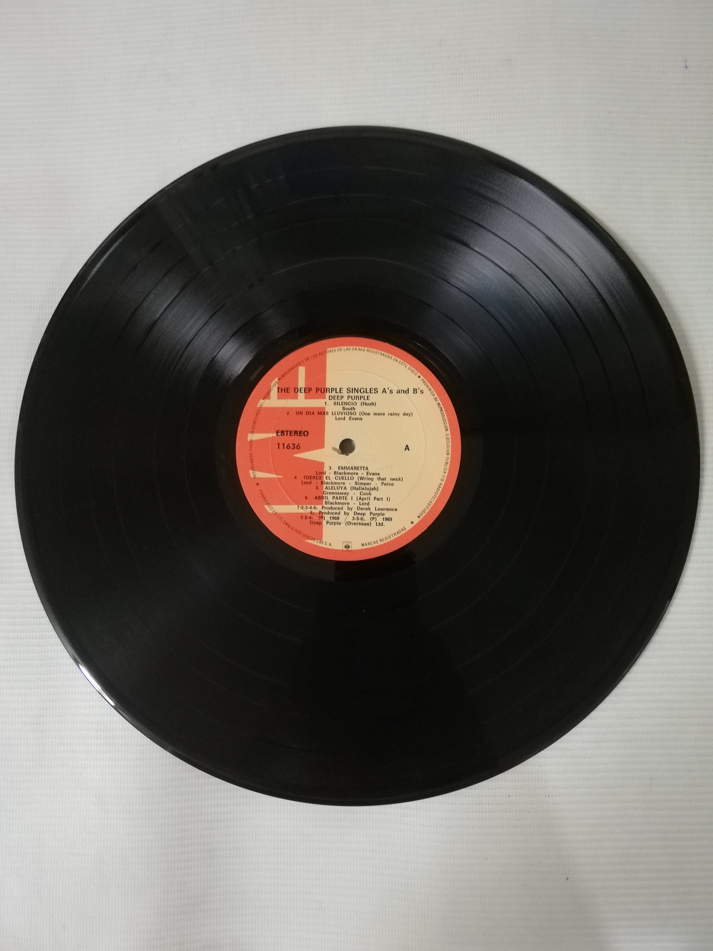 LP DEEP PURPLE - THE DEEP PURPLE SINGLES A´s & B´s