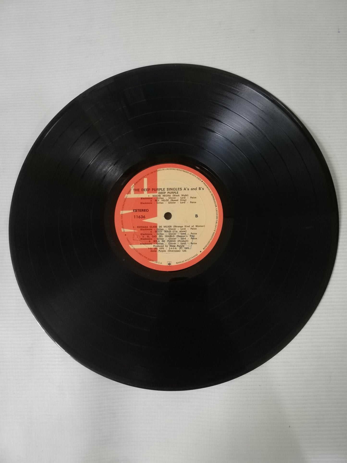 LP DEEP PURPLE - THE DEEP PURPLE SINGLES A´s & B´s