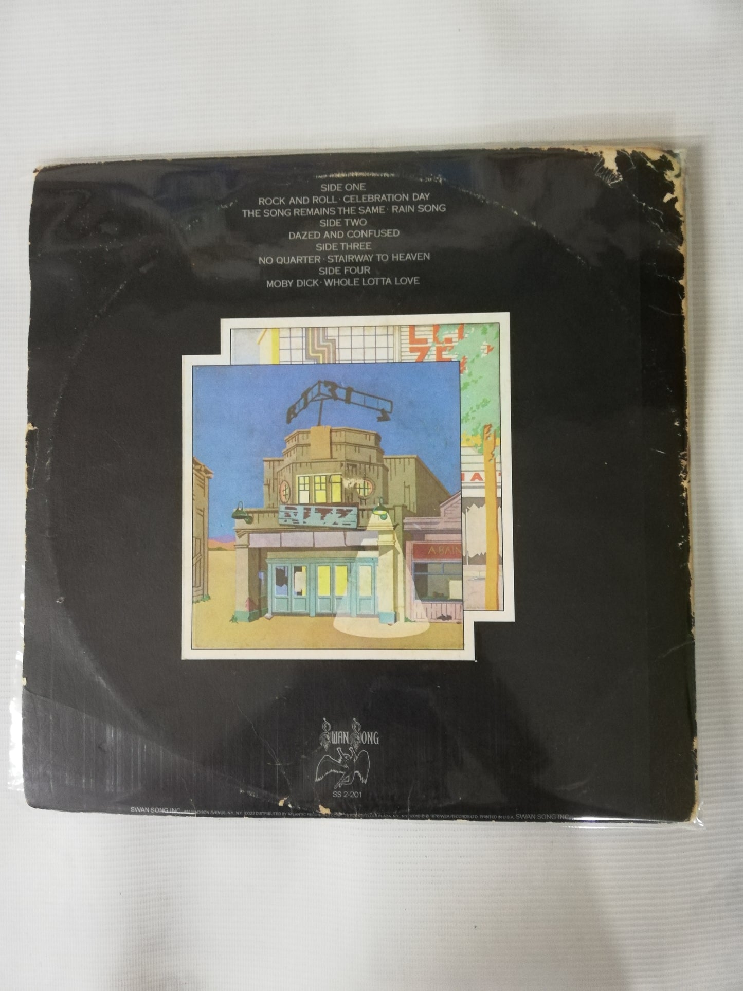 LP LED ZEPPELIN - THE SOUNDTRACK FROM THE FILM: THE SONGS REMAINS THE SAME - VINYL X 2
