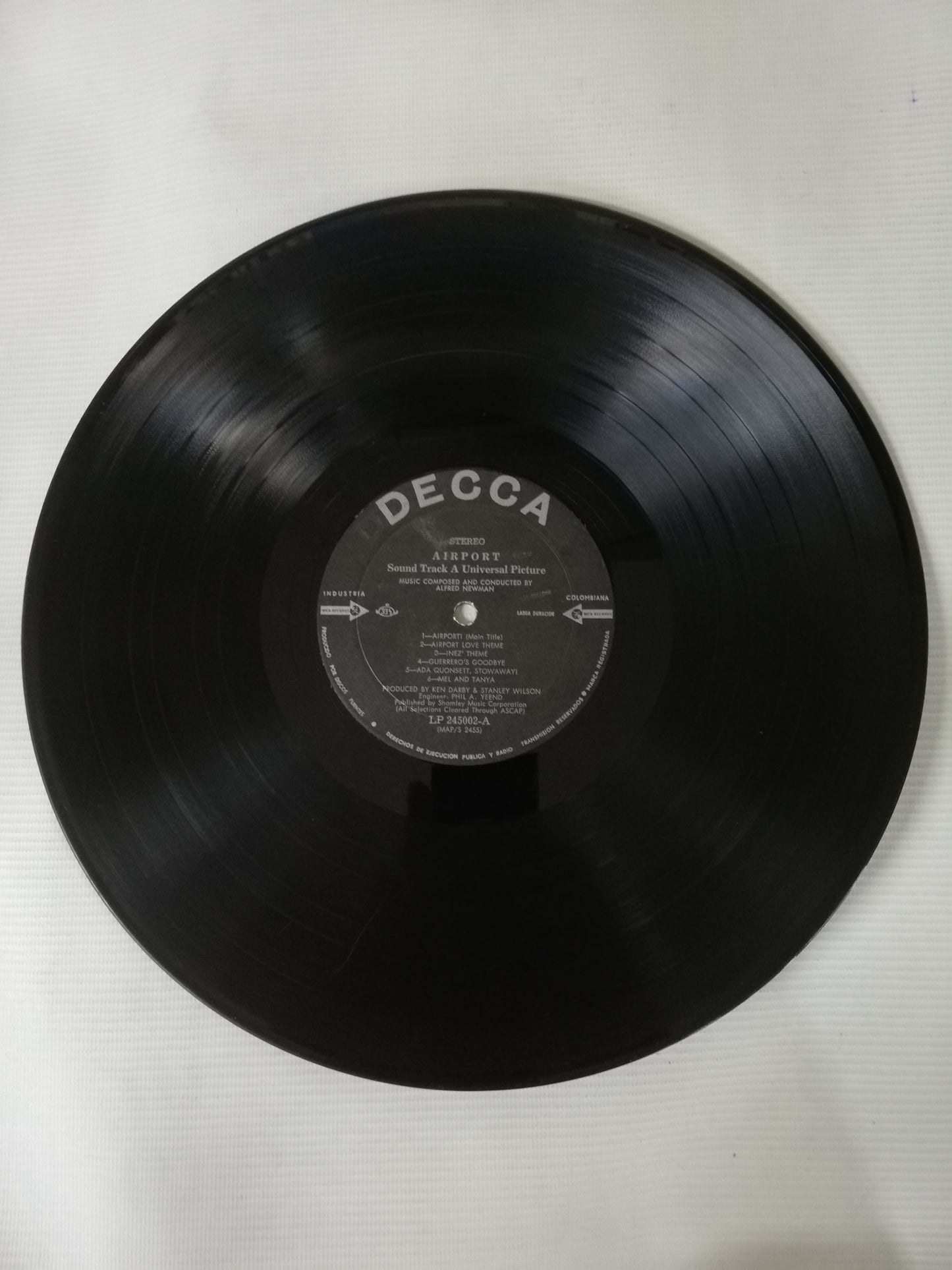 LP AIRPORT - ORIGINAL SOUND TRACK ALBUM