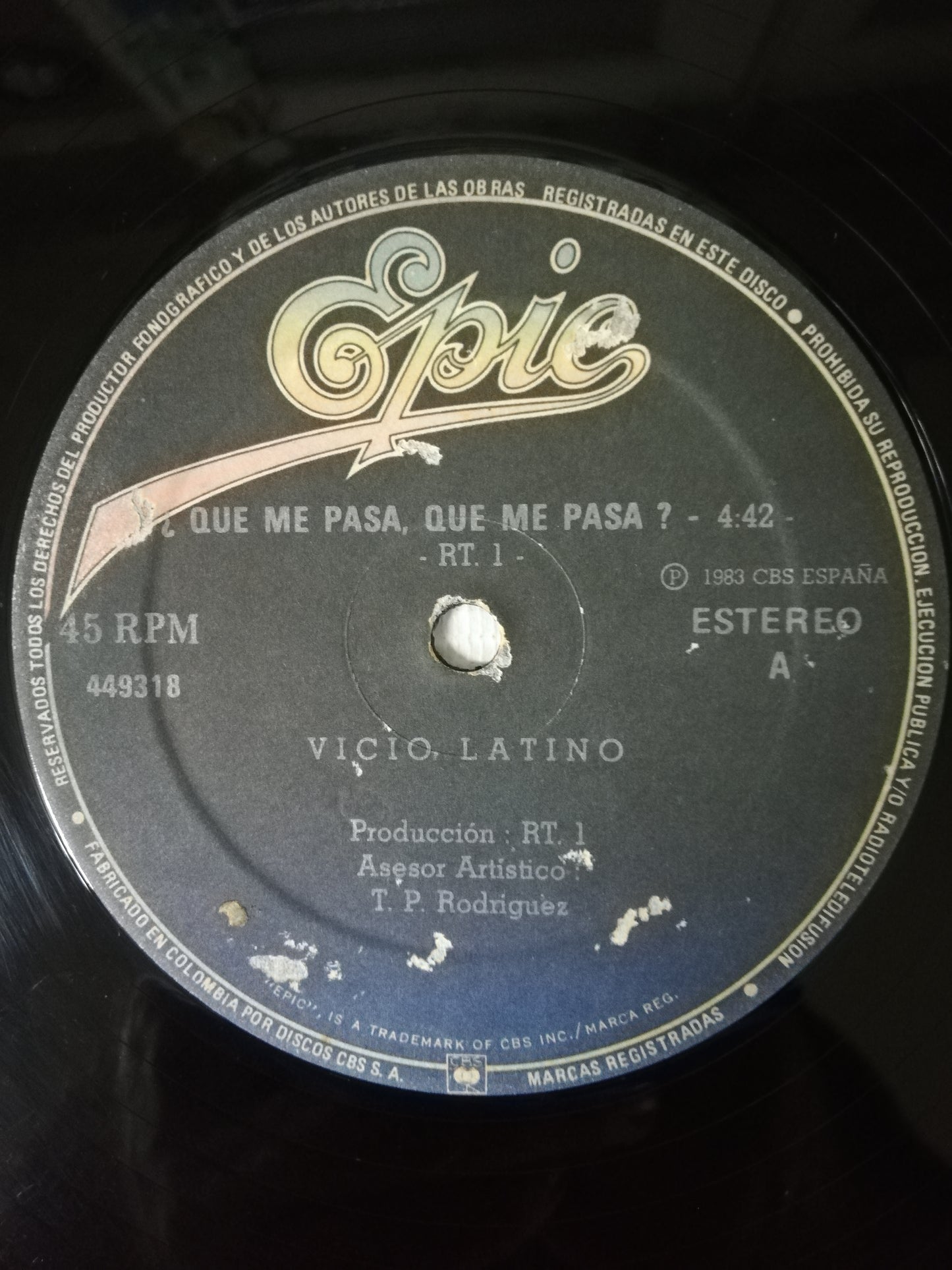 LP VICIO LATINO - QUE ME PASA, QUE ME PASA?
