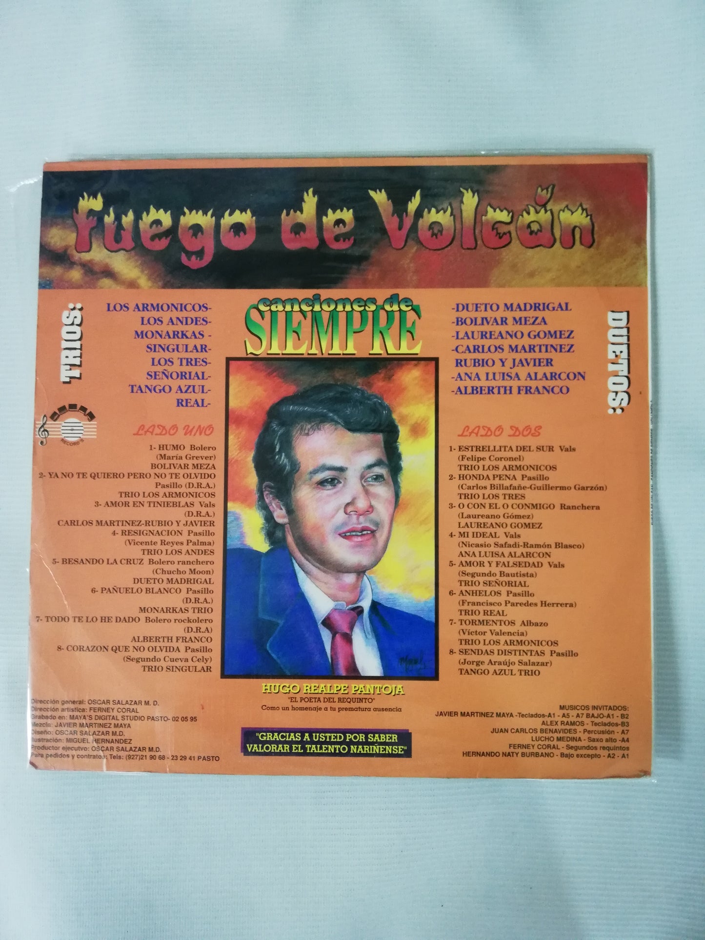 LP FUEGO DE VOLCÁN VOL. III - CANCIONES DE SIEMPRE, VARIOS INTÉRPRETES
