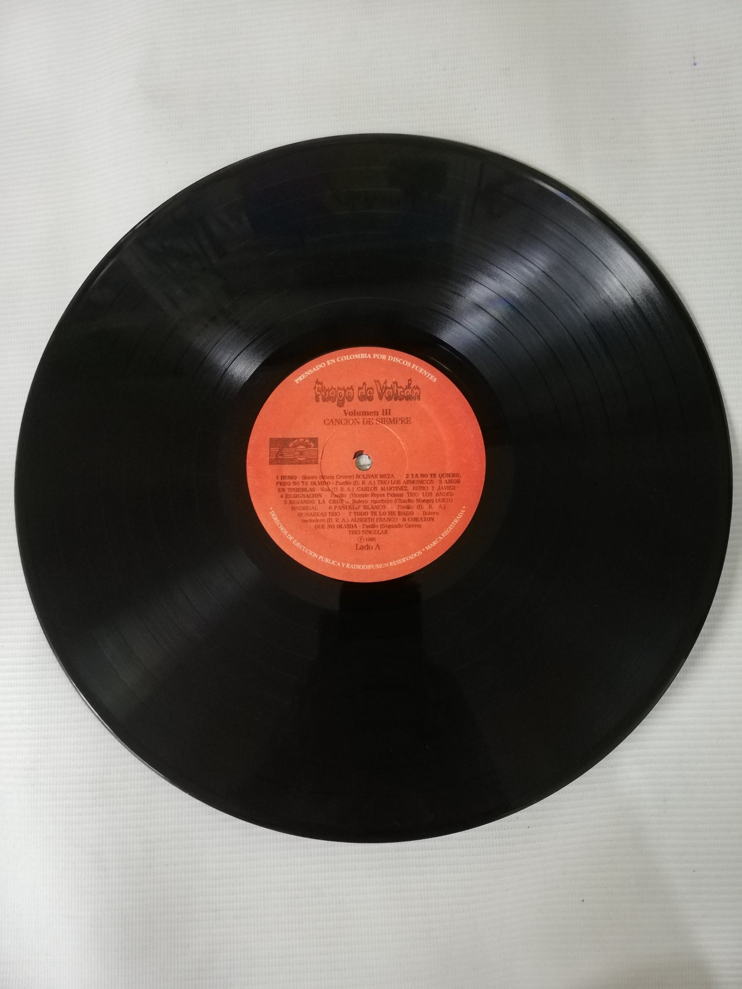 LP FUEGO DE VOLCÁN VOL. III - CANCIONES DE SIEMPRE, VARIOS INTÉRPRETES