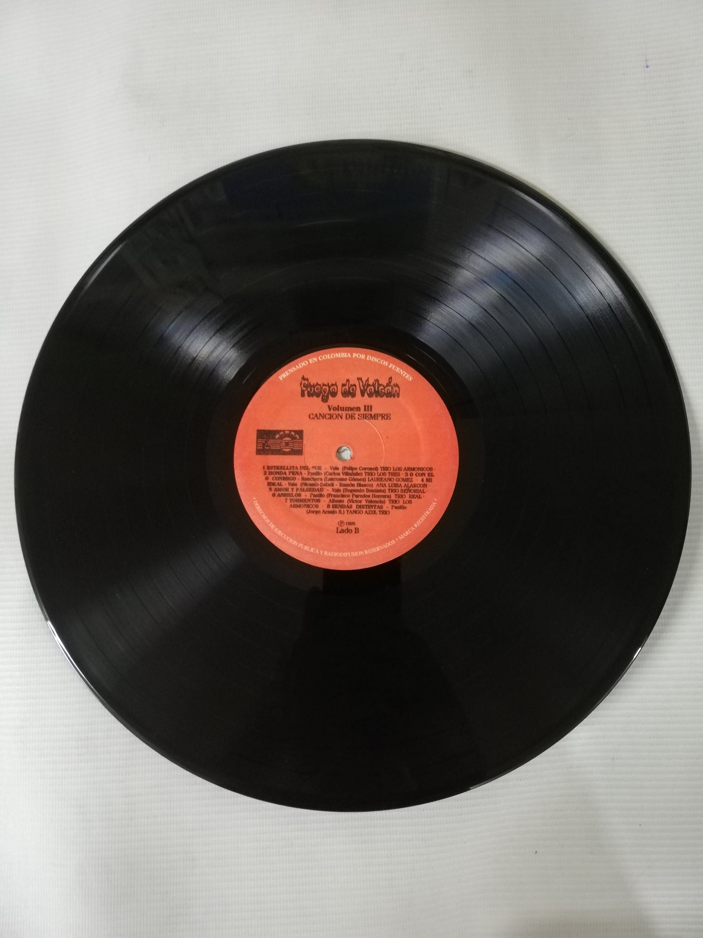 LP FUEGO DE VOLCÁN VOL. III - CANCIONES DE SIEMPRE, VARIOS INTÉRPRETES