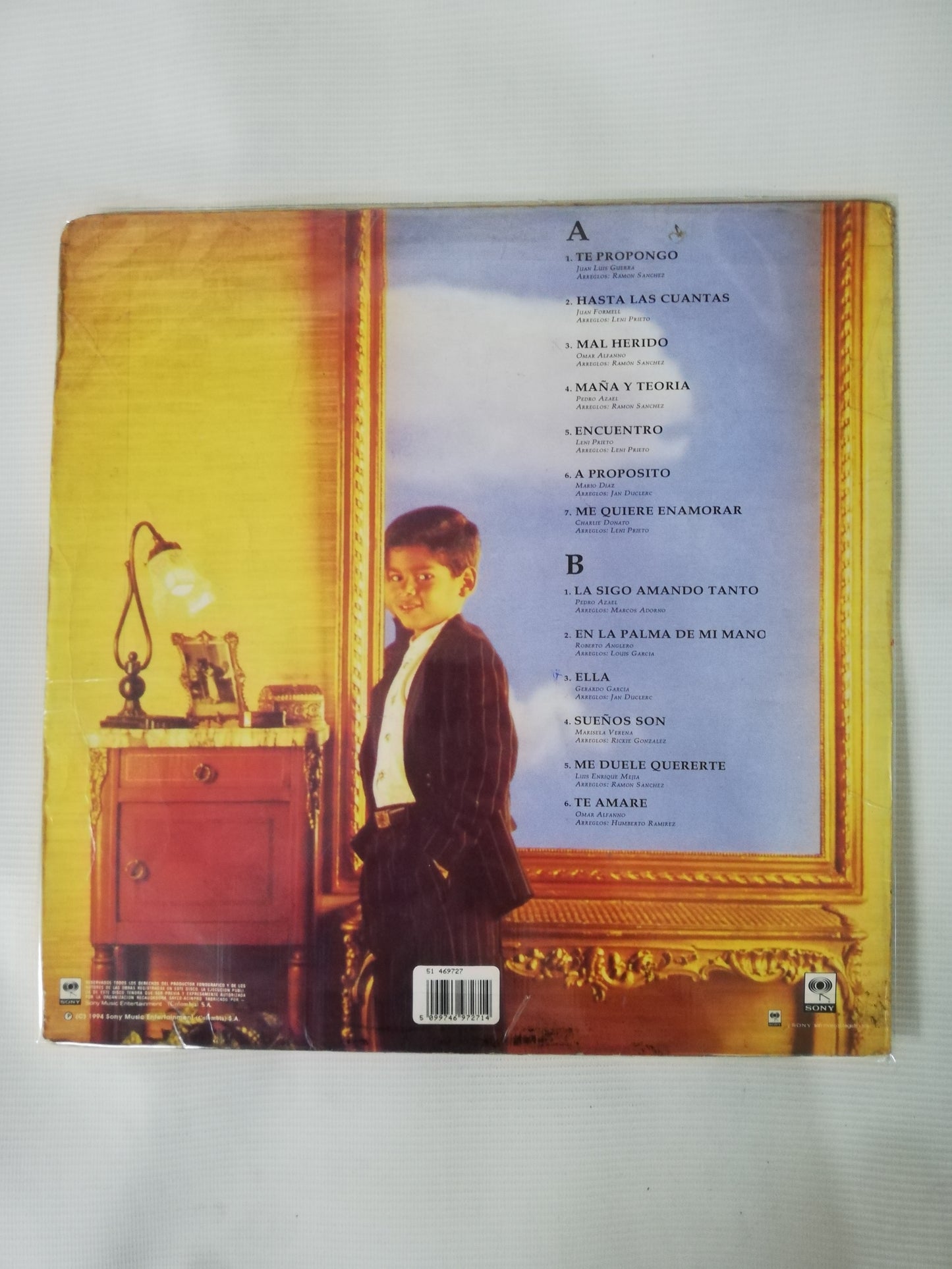 LP GILBERTO SANTA ROSA - DE CARA AL VIENTO