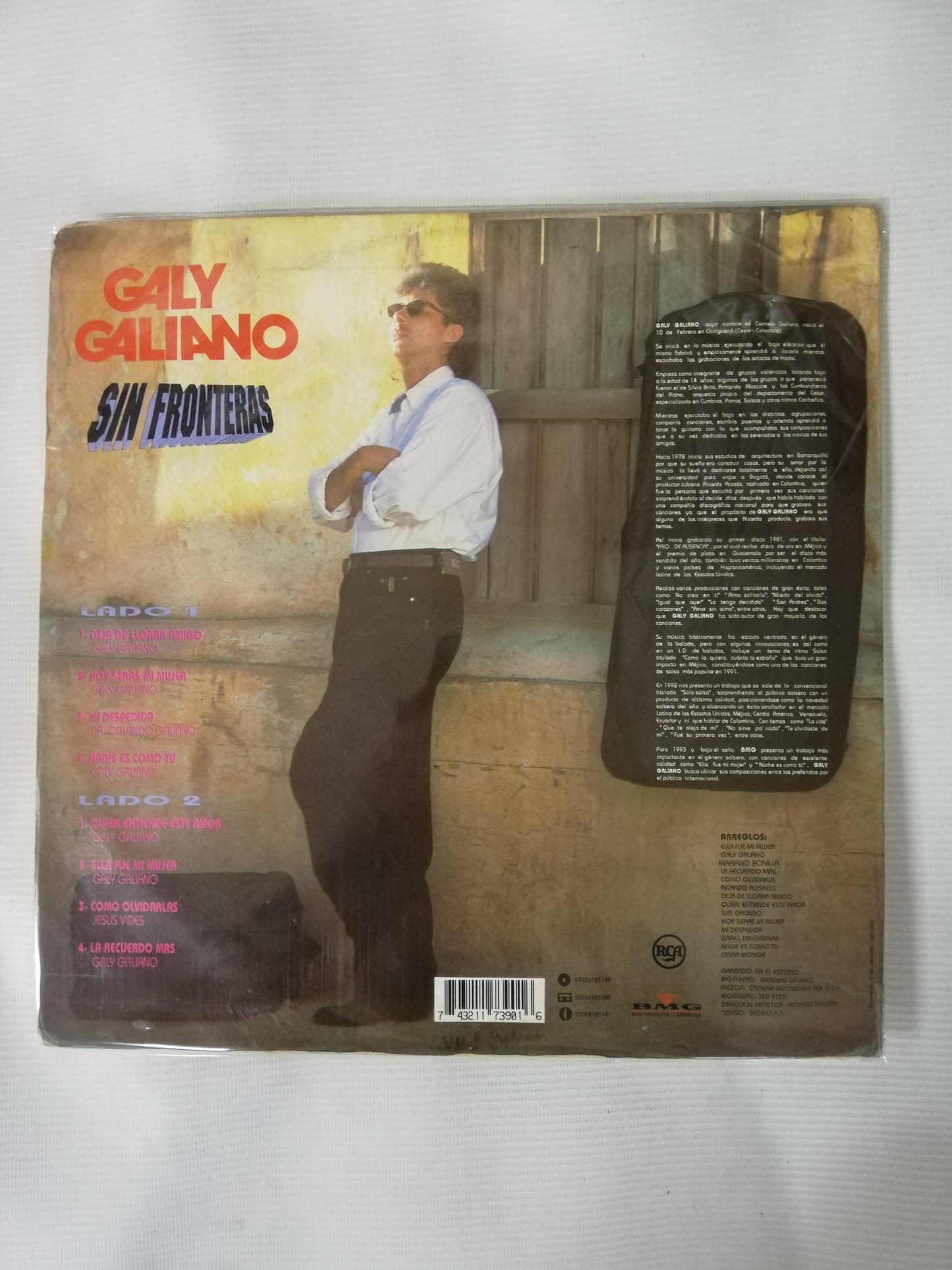 LP GALY GALIANO - SIN FRONTERAS