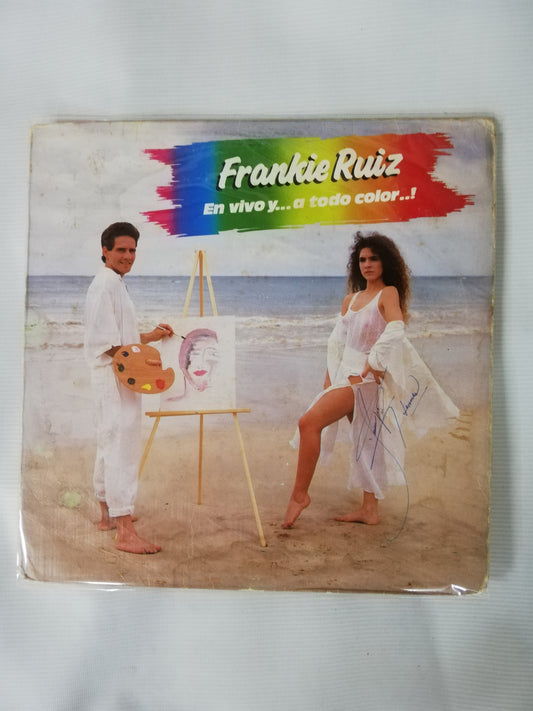 LP FRANKIE RUIZ - EN VIVO Y... A TODO COLOR..!