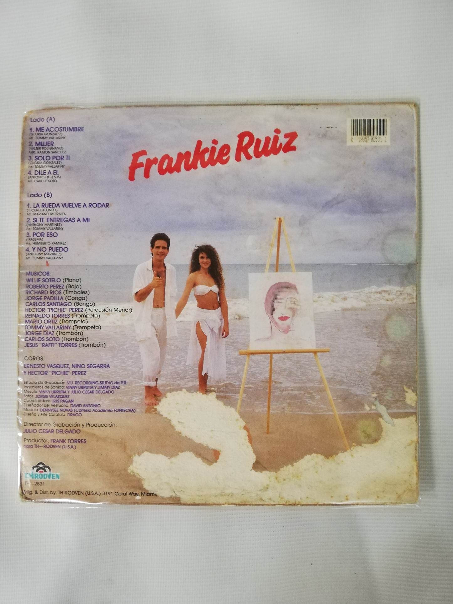 LP FRANKIE RUIZ - EN VIVO Y... A TODO COLOR..!