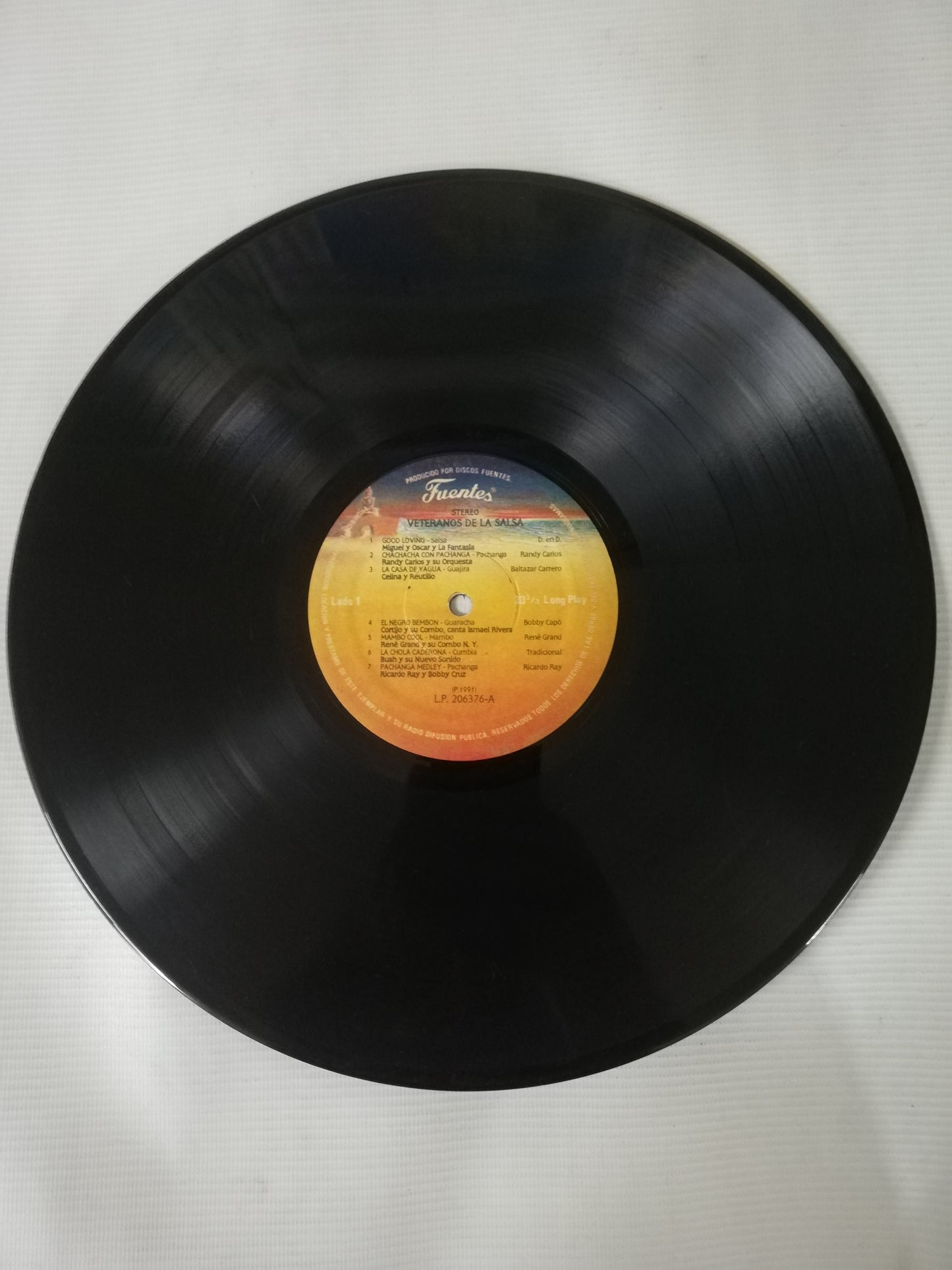 LP VETERANOS DE LA SALSA - VETERANOS DE LA SALSA VOL. 1