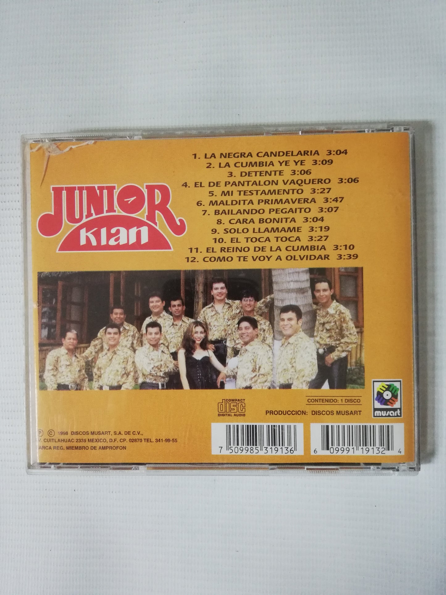 CD JUNIOR KLAN - BAILANDO PEGAITO