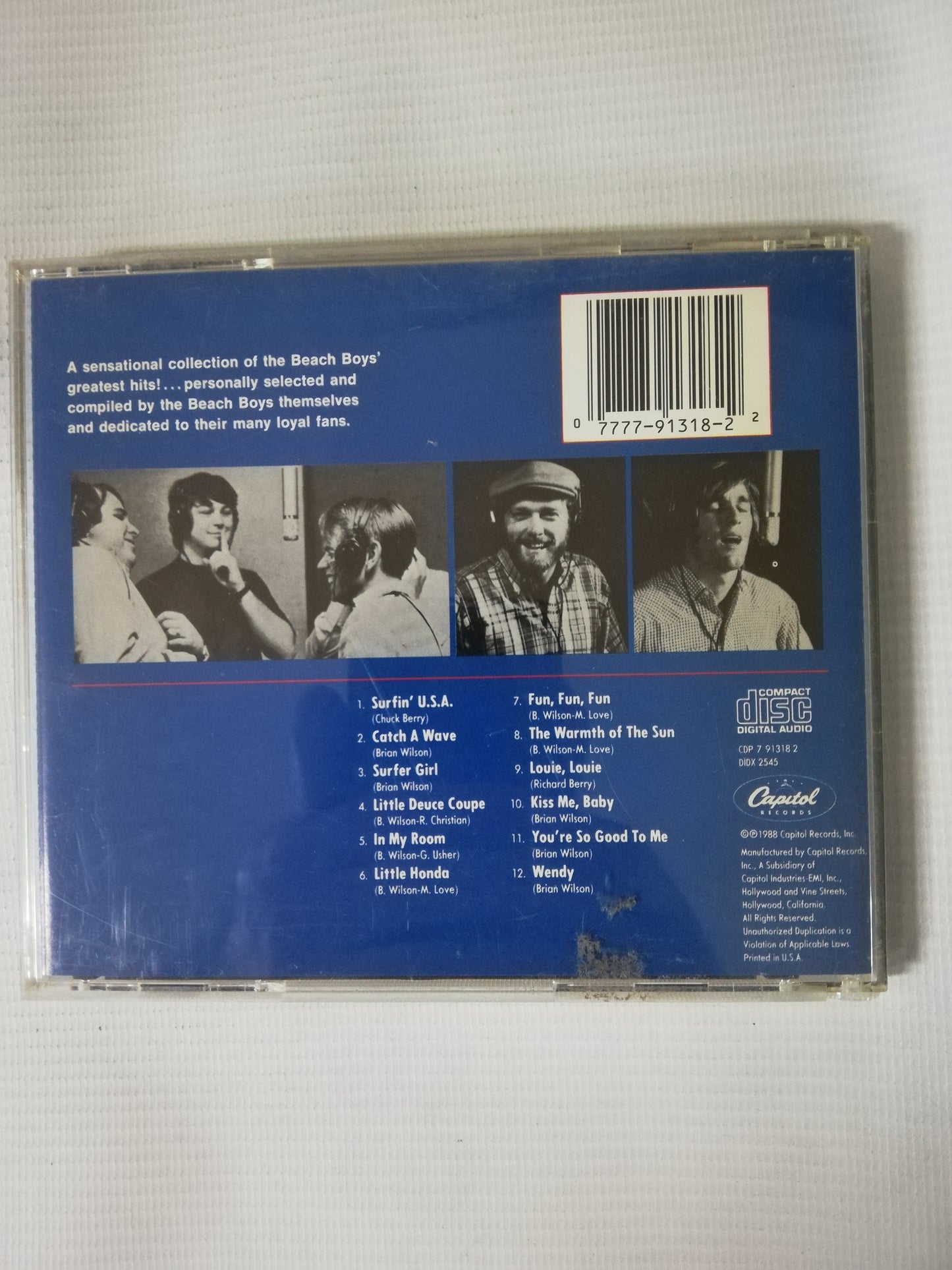 CD THE BEACH BOYS - BEST OF THE BEACH BOYS