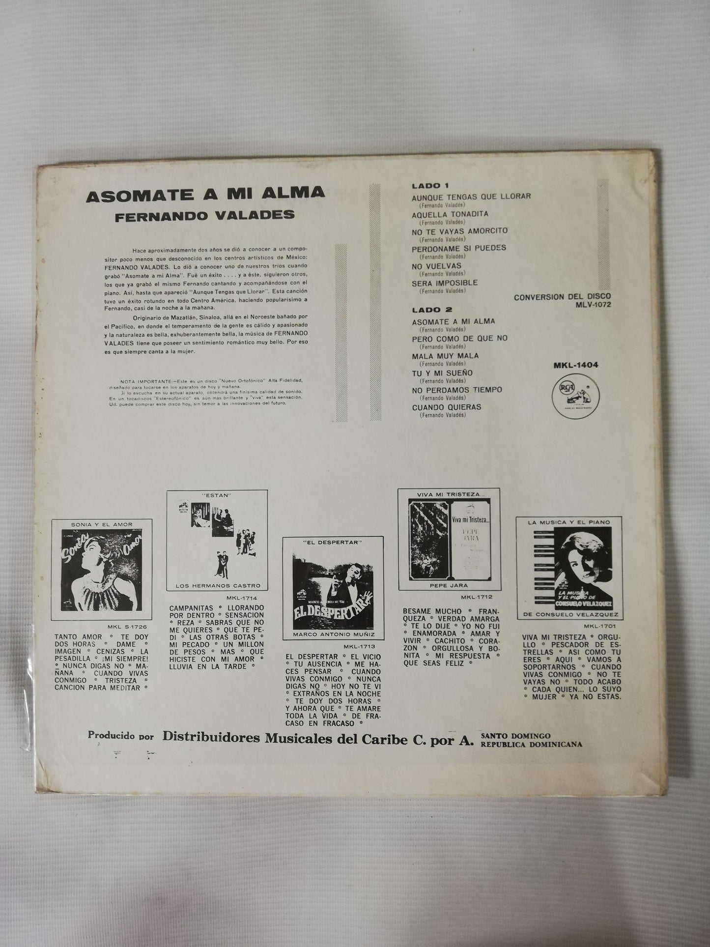 LP FERNANDO VALADES - ASOMATE A MI VENTANA