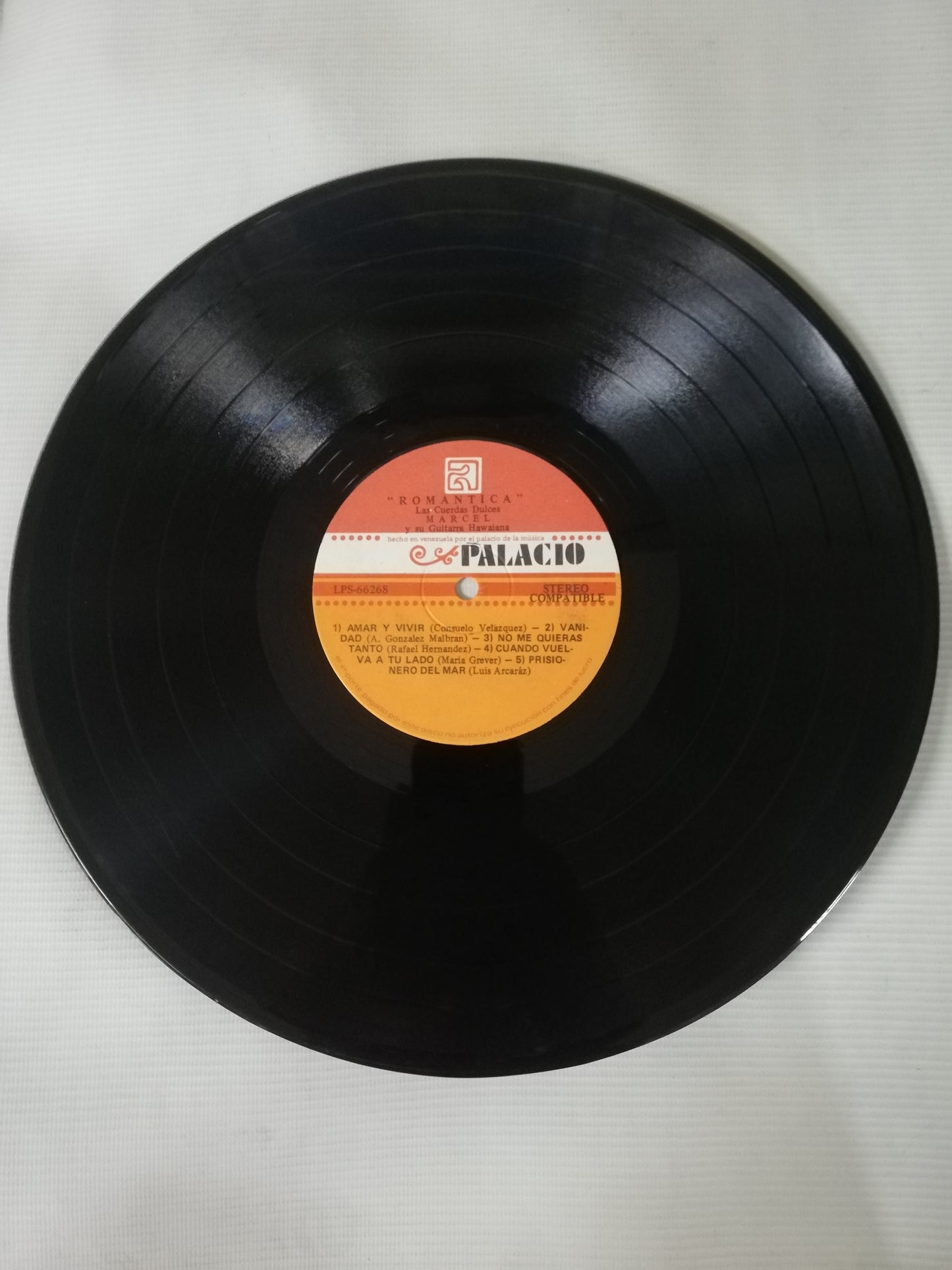 LP MARCEL Y SU GUITARRA HAWAIANA - ROMÁNTICA: LAS CUERDA DULCES