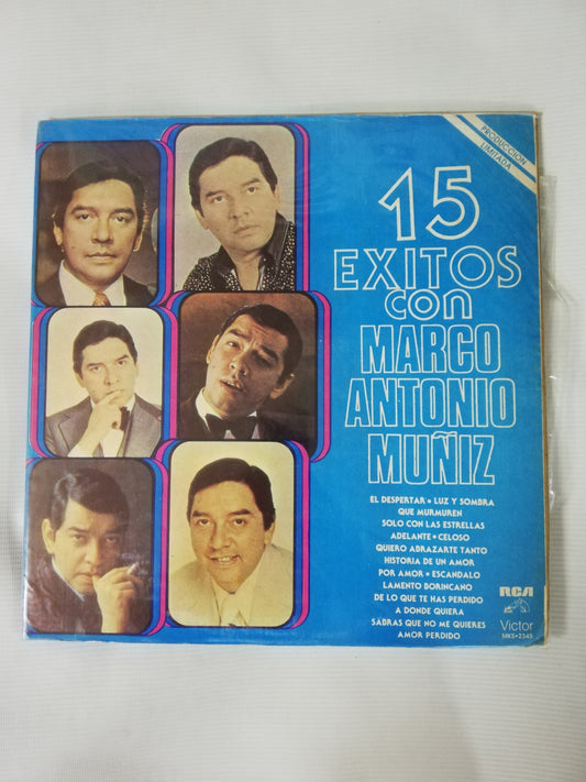 LP MARCO ANTONIO MUÑIZ - 15 EXITOS DE MARCO ANTONIO MUÑIZ