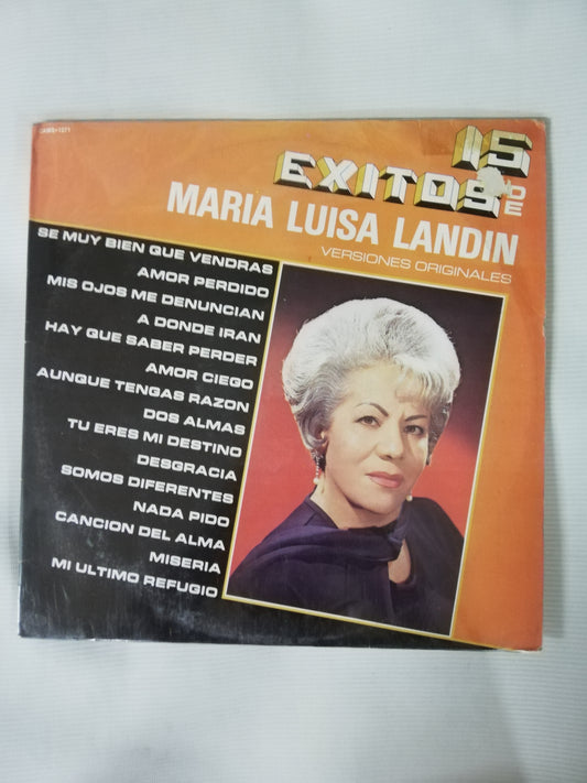 LP MARIA LUISA LANDIN - 15 EXITOS DE MARIA LUISA LANDIN