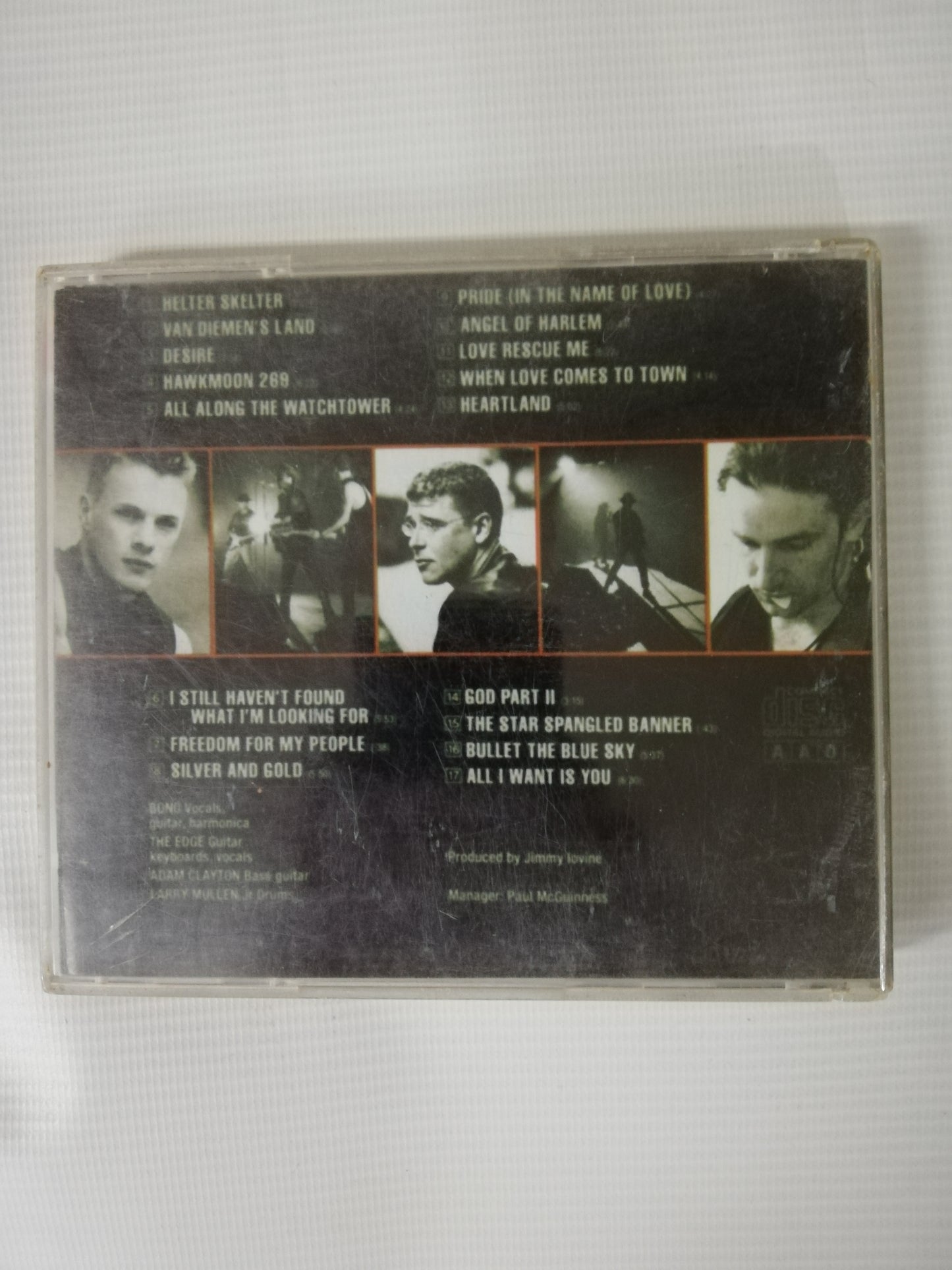 CD U2 - RATTLE AND HUM