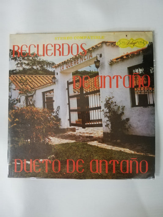 LP DUETO DE ANTAÑO - RECUERDOS DE ANTAÑO