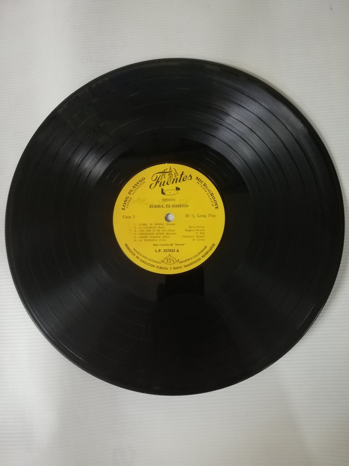 LP ZORBA, EL GRIEGO - MOTION PICTURE SOUNDTRACK