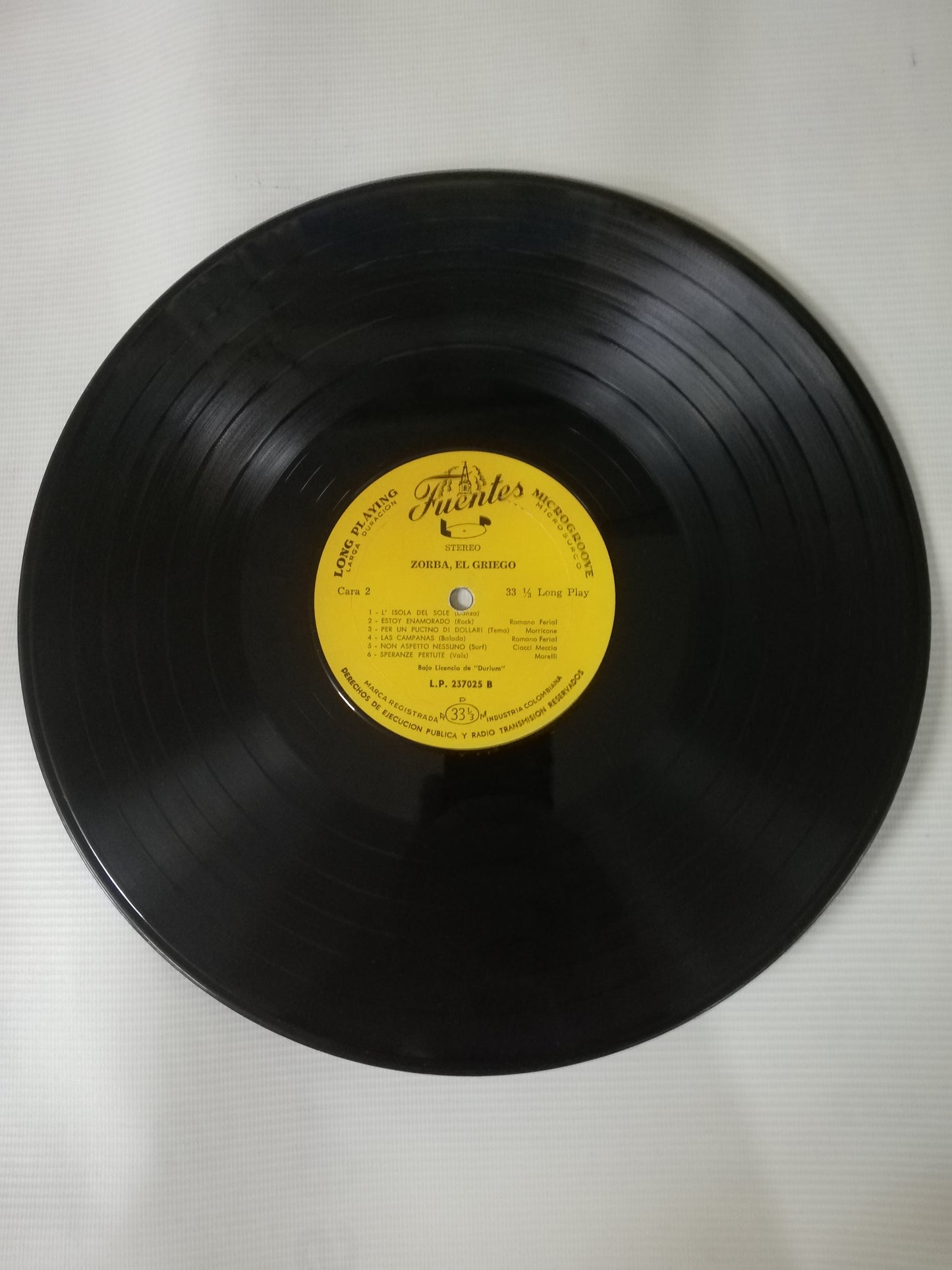 LP ZORBA, EL GRIEGO - MOTION PICTURE SOUNDTRACK
