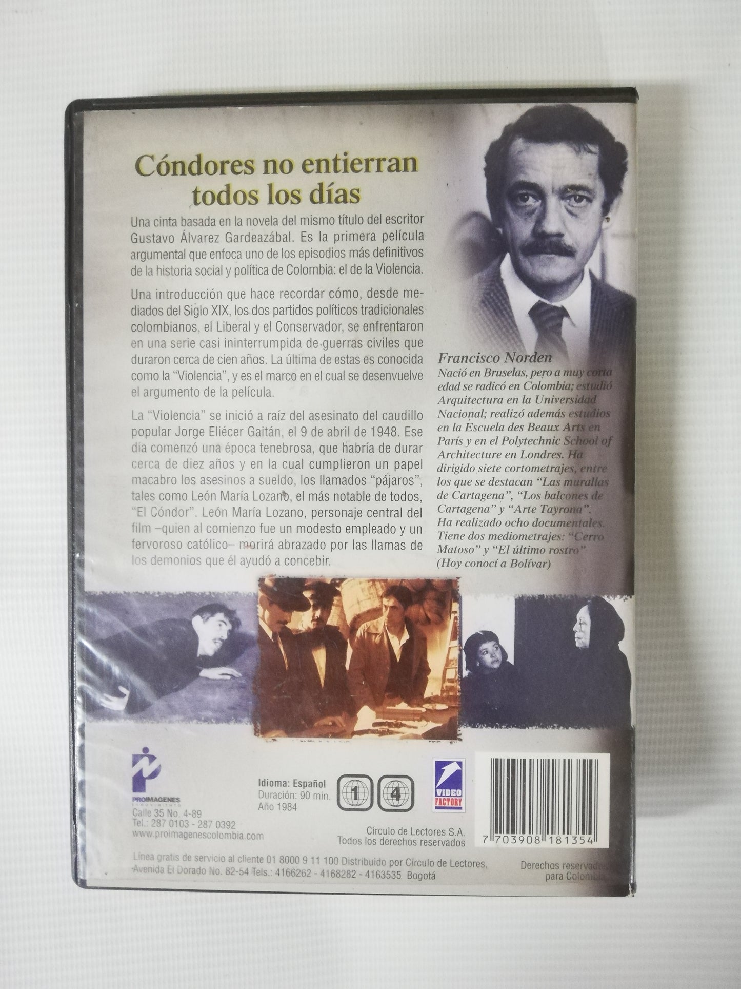 DVD CONDORES NO ENTIERRAN TODOS LOS DÍAS - FRANK RAMIREZ