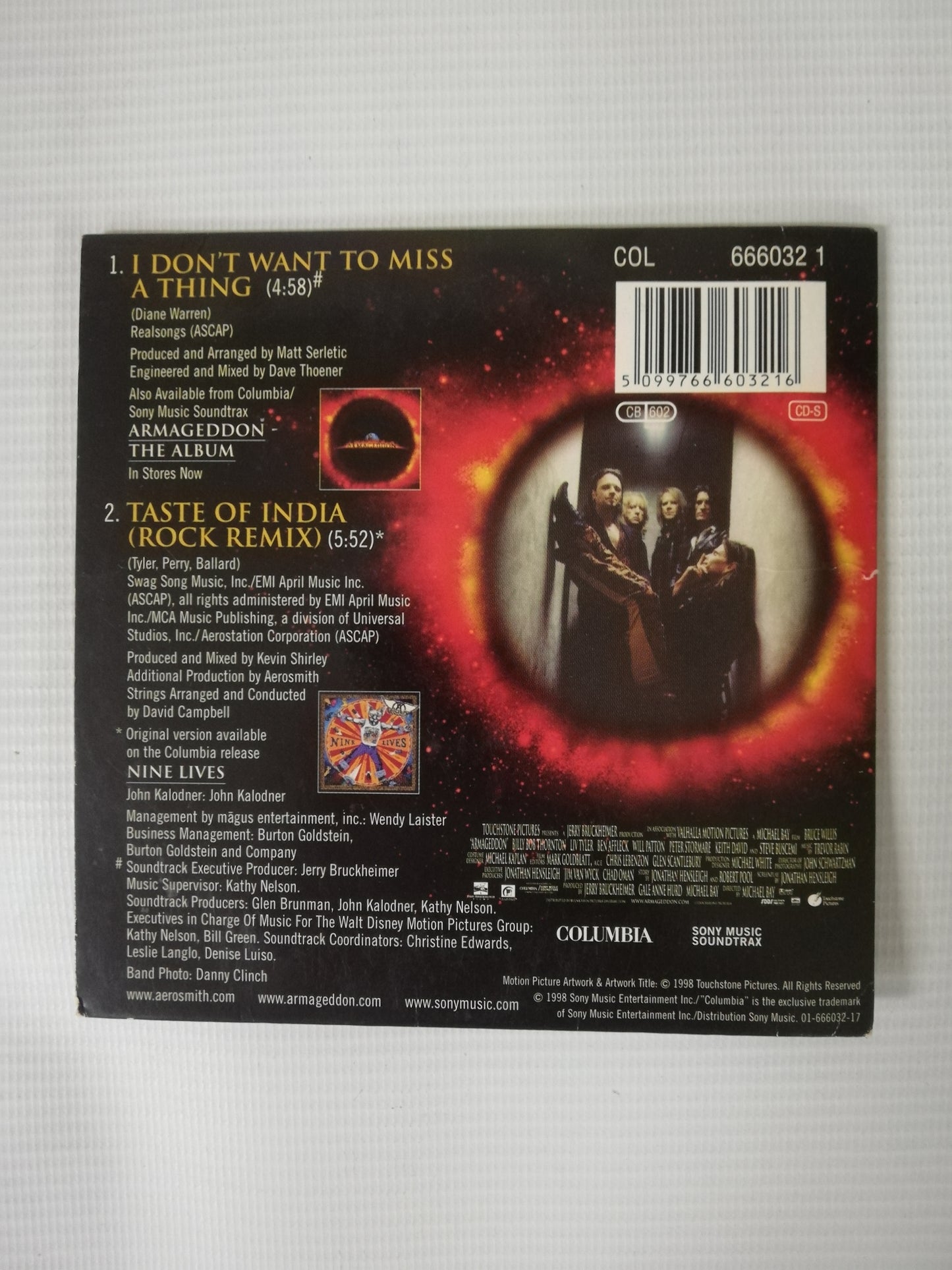 CD AEROSMITH - I DON´T WANT TO MISS A THING
