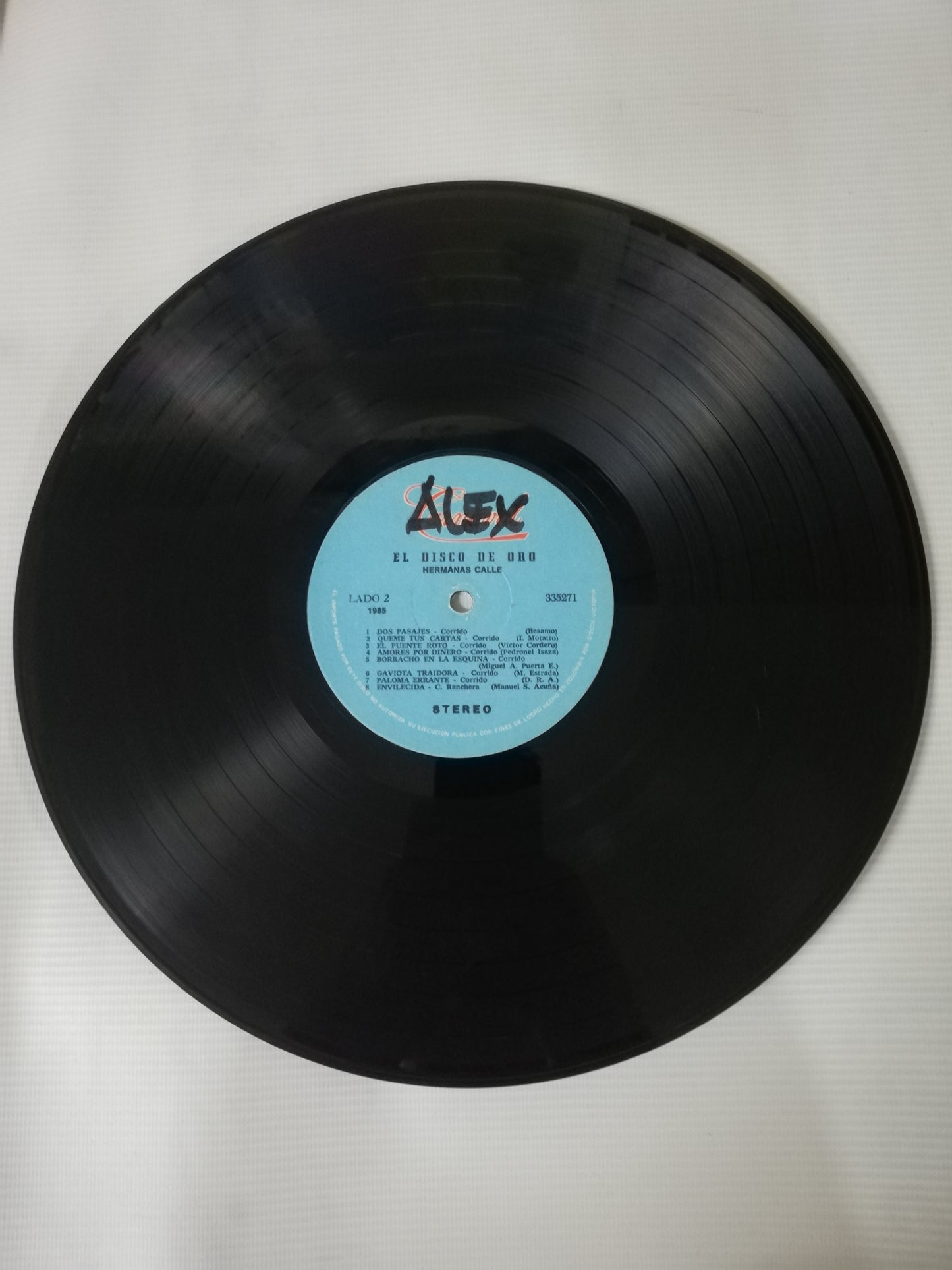LP HERMANAS CALLE - EL DISCO DE ORO
