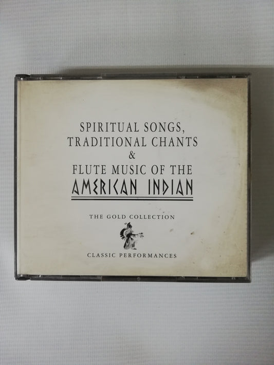 CD SPIRITUAL SONGS, TRADITIONAL CHANTS & FLUTE MUSIC OF THE AMERICAN INDIAN - CD X 2