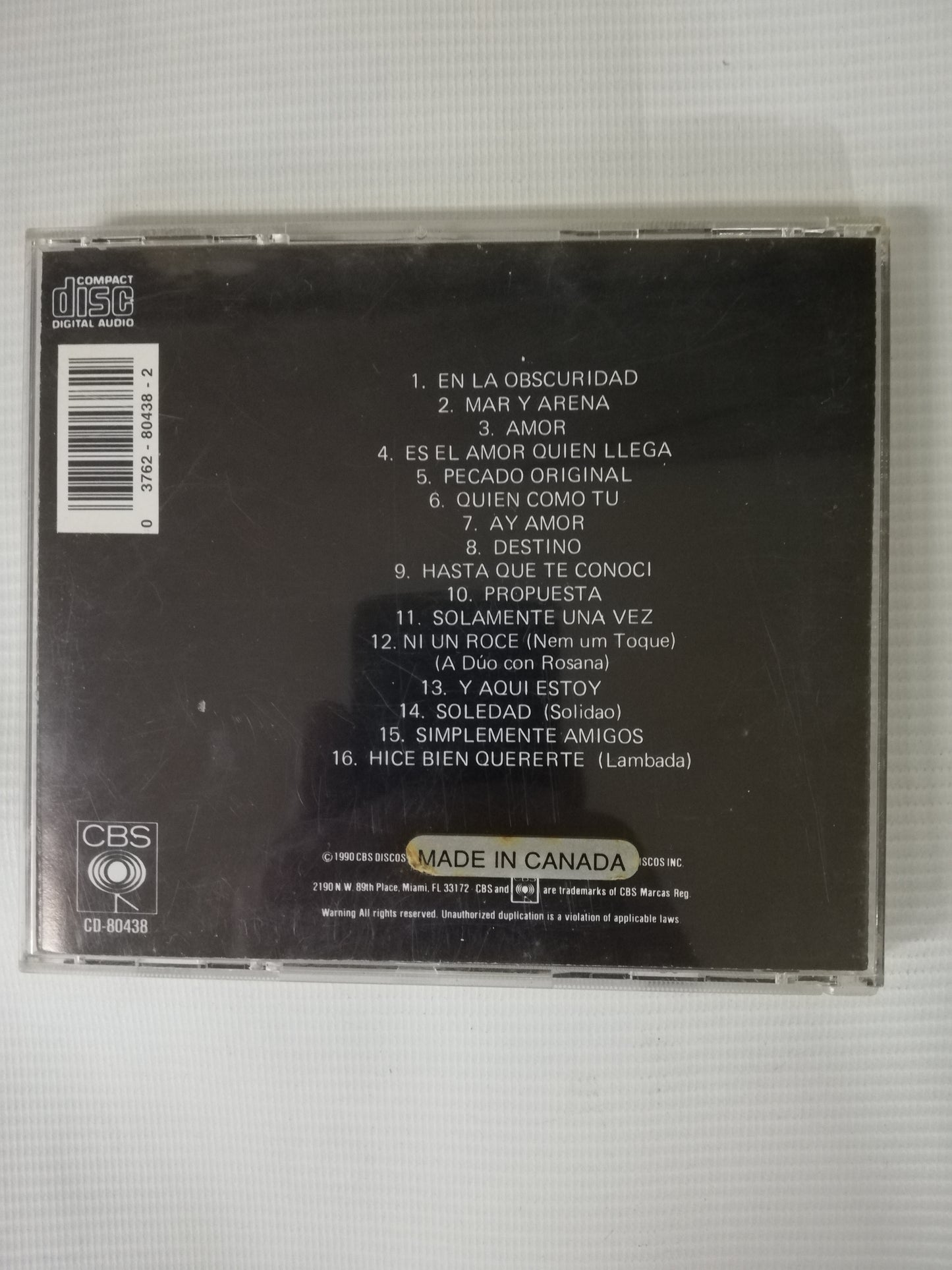 CD ANA GABRIEL - EN VIVO