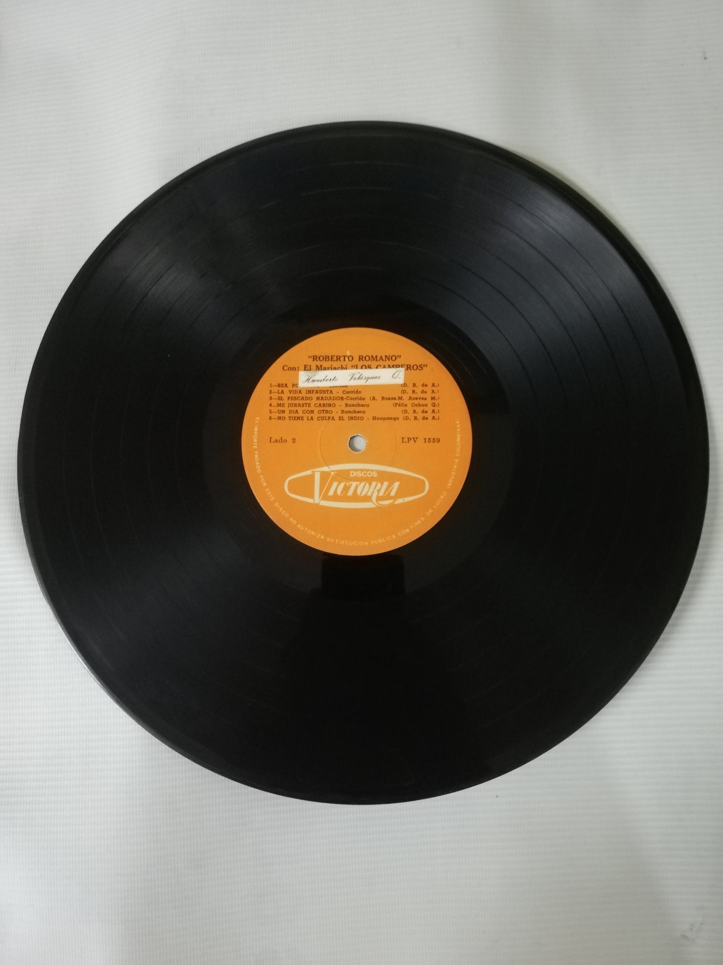 LP TITO CORTES Y ROBERTO ROMANO - CON EL MARIACHI LOS CAMPEROS