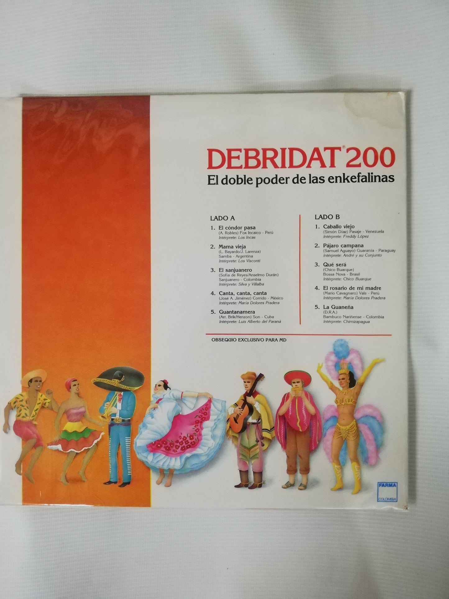 LP CLÁSICOS DE LA MÚSICA POPULAR LATINOAMERICANA - CLÁSICOS DE LA MÚSICA POPULAR LATINOAMERICANA VOL. 3