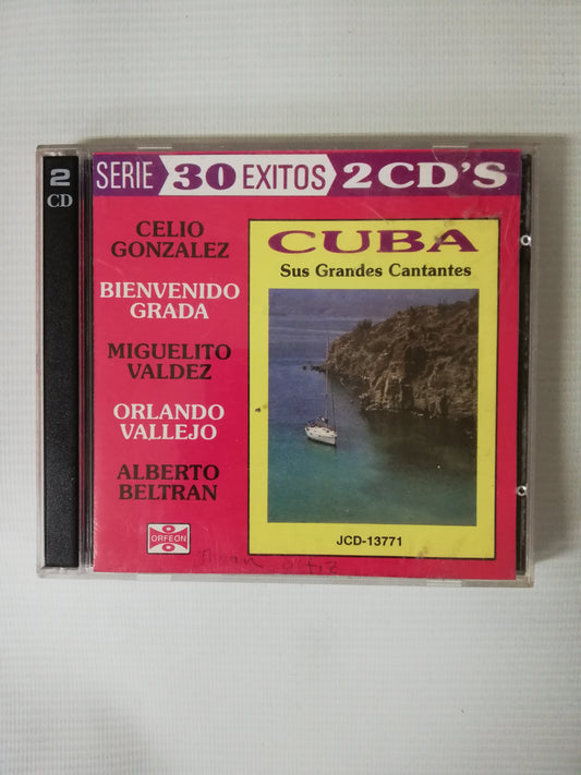 CD CELIO GONZALEZ / BIENVENIDO GRANDA / MIGUELITO VALDES / ORLANDO VALLEJO / ALBERTO BELTRAN - CUBA SUS GRANDES CANTANTES - CD X 2