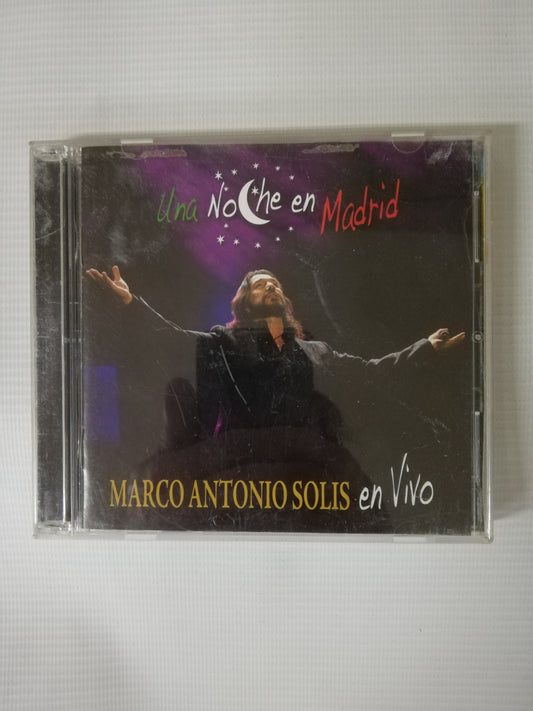 CD MARCO ANTONIO SOLIS - UNA NOCHE EN MADRID - CD + DVD