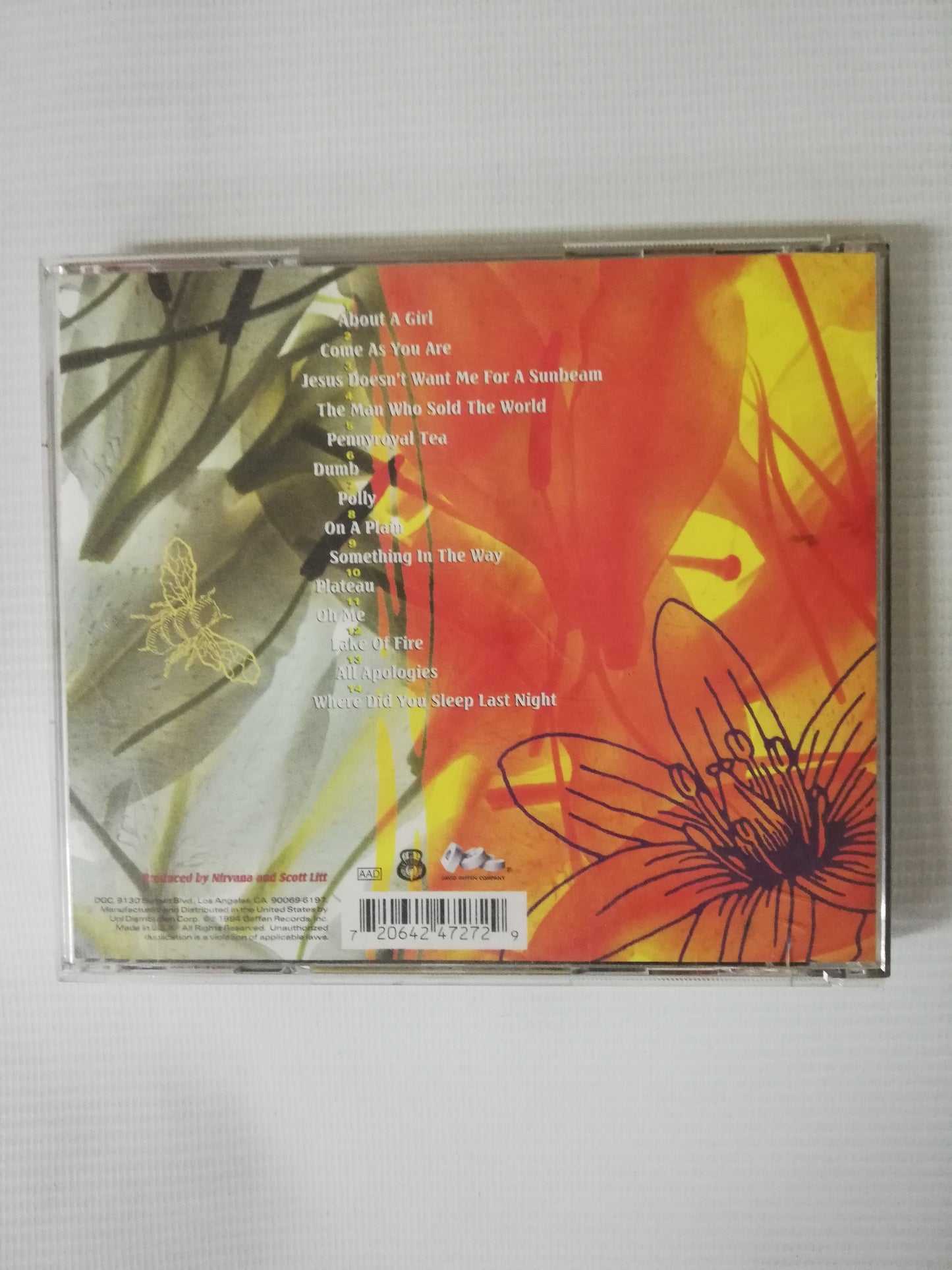 CD NIRVANA - MTV UNPLUGGED IN NEW YORK