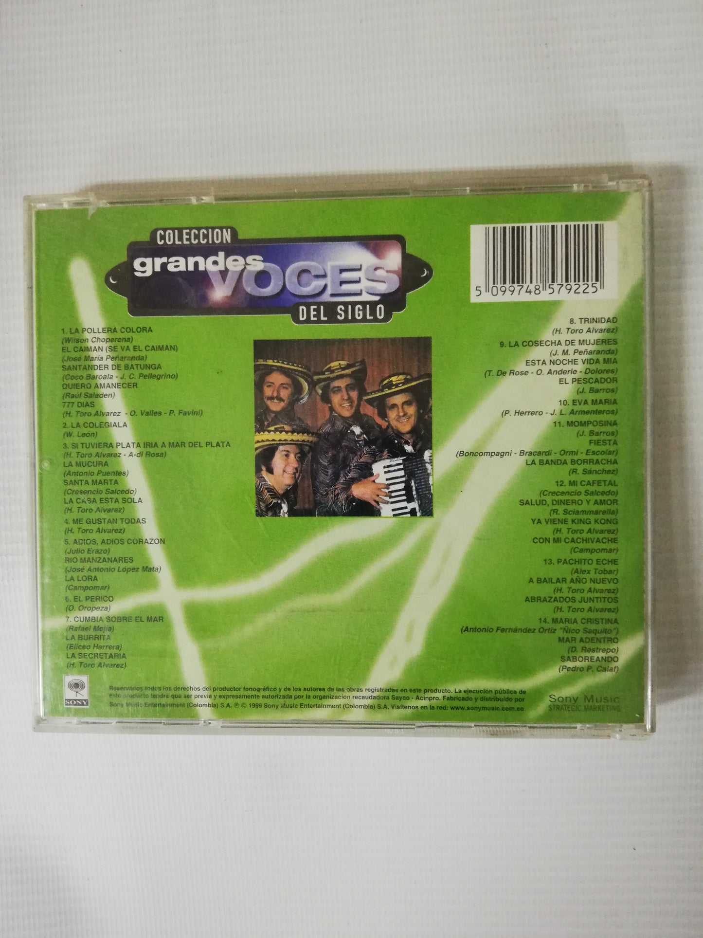 CD CUARTETO IMPERIAL - COLECCIÓN GRANDES VOCES DEL SIGLO