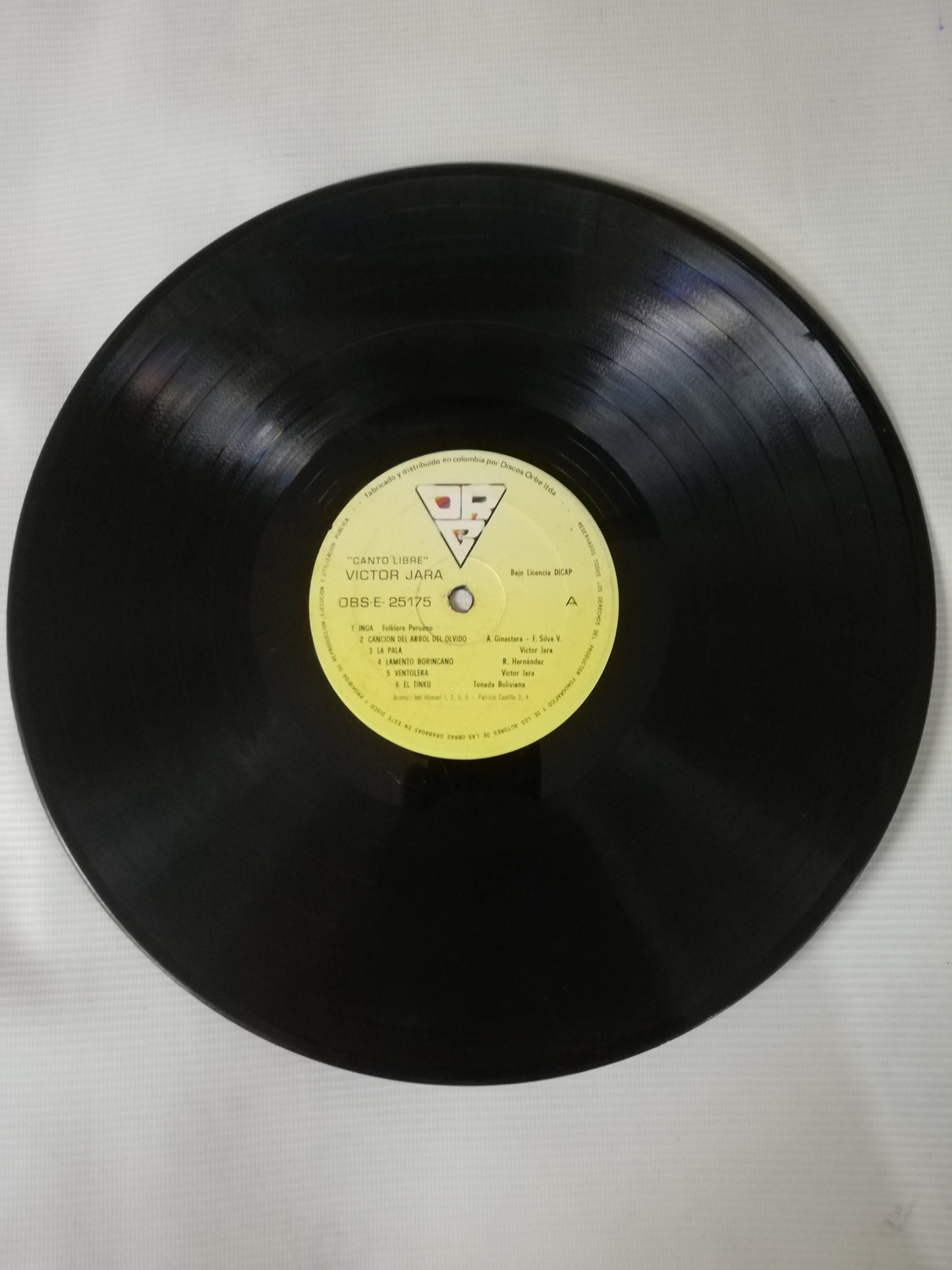 LP VICTOR JARA - CANTO LIBRE