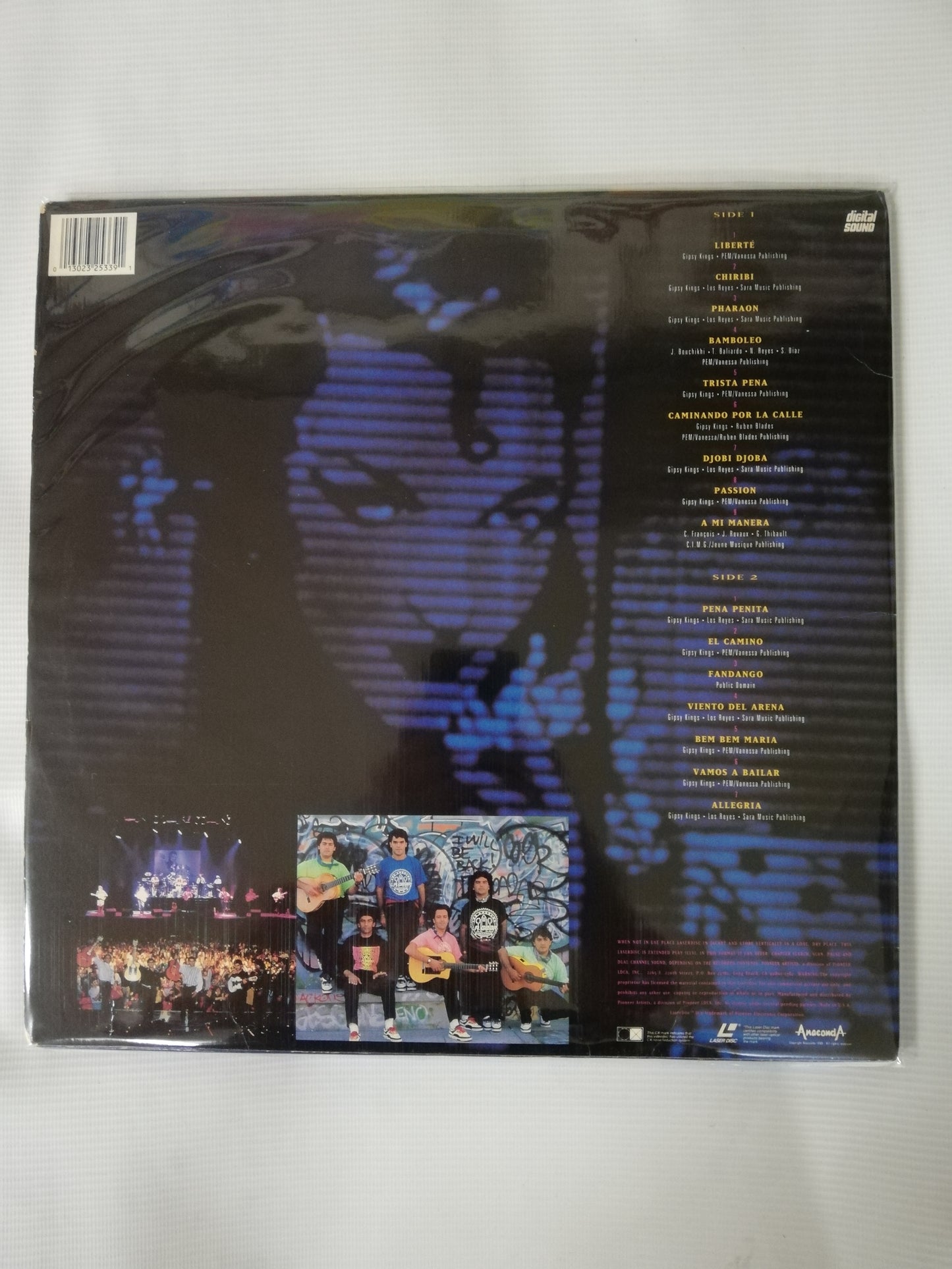 LASER DISC GIPSY KING - US TOUR 90