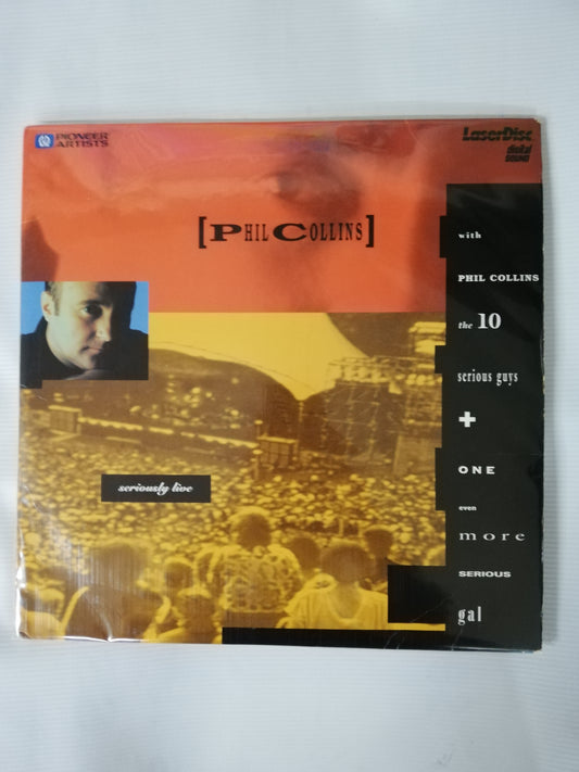 LASER DISC PHIL COLLINS - SERIOUSLY LIVE - LASER DISC X 2