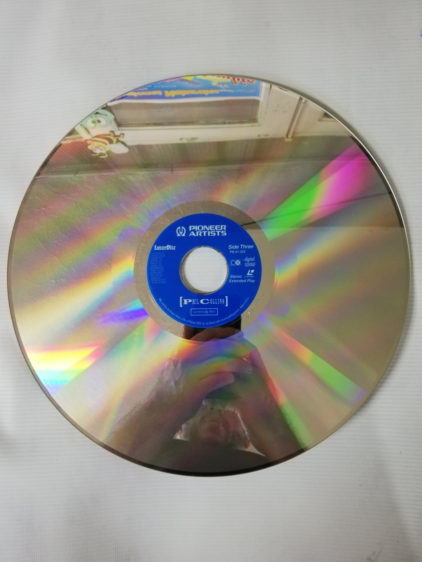 LASER DISC PHIL COLLINS - SERIOUSLY LIVE - LASER DISC X 2