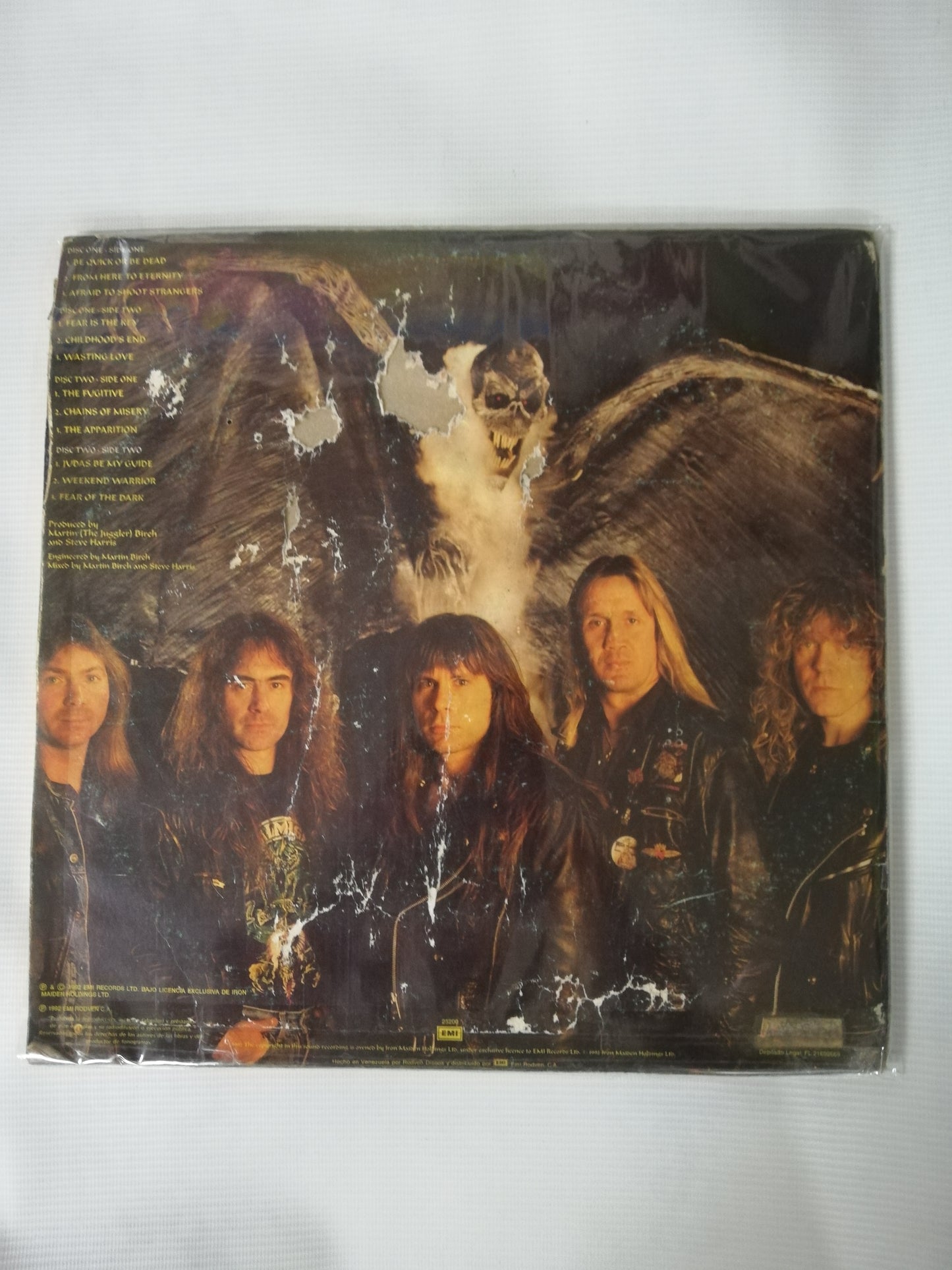 LP IRON MAIDEN - FEAR OF THE DARK - VINYL X 2