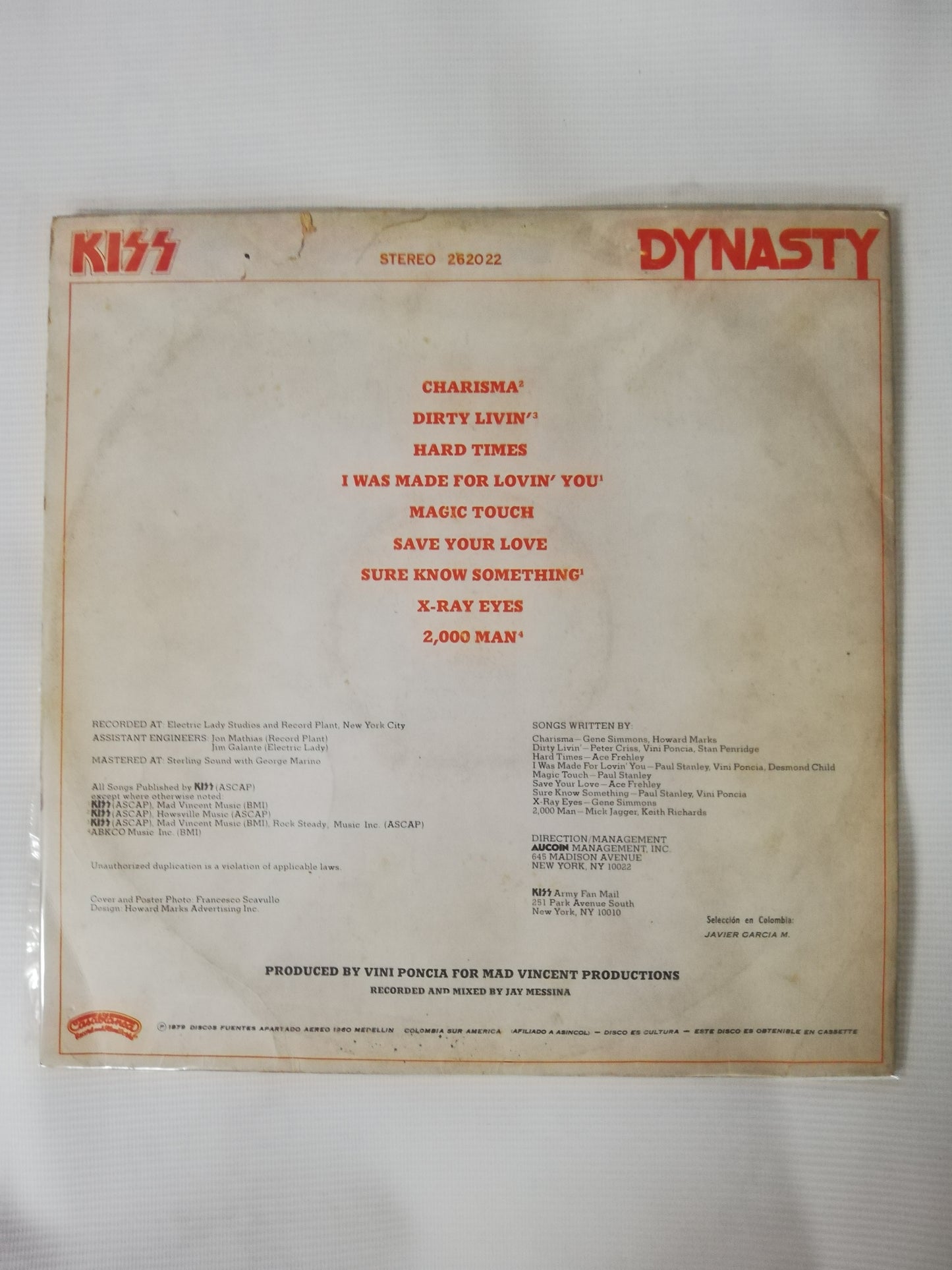 LP KISS - DINASTY