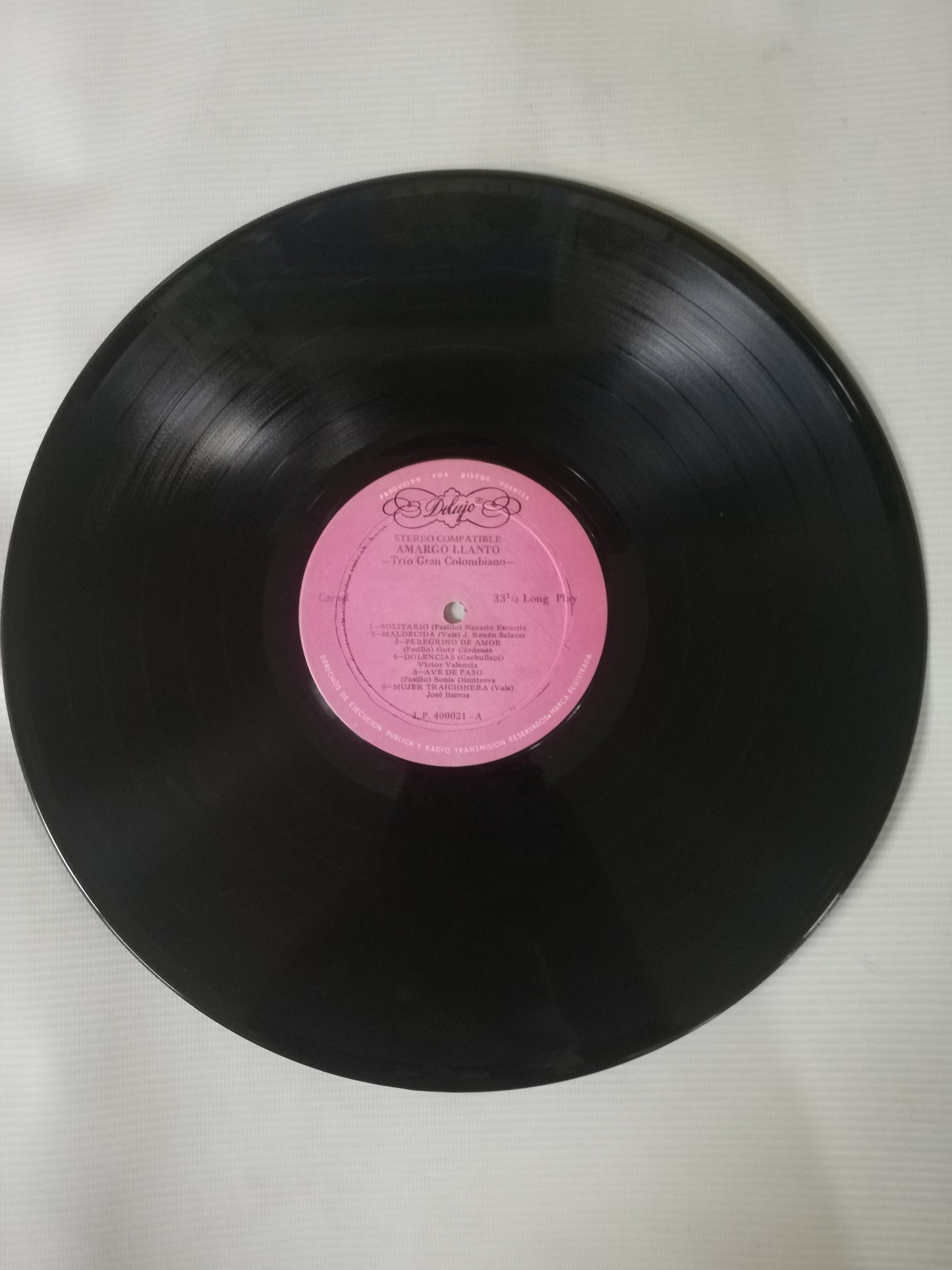 LP TRIO GRANCOLOMBIANO - AMARGO LLANTO