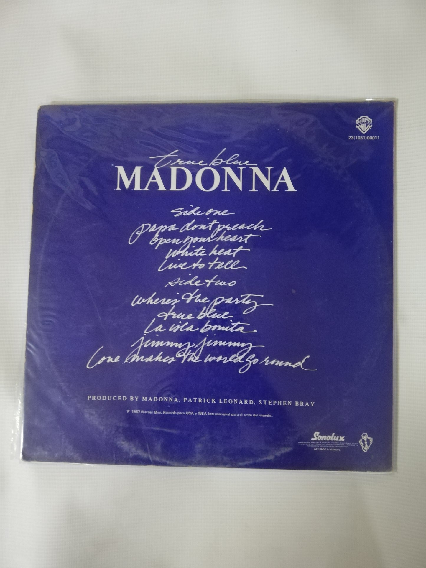 LP MADONNA - TRUE BLUE